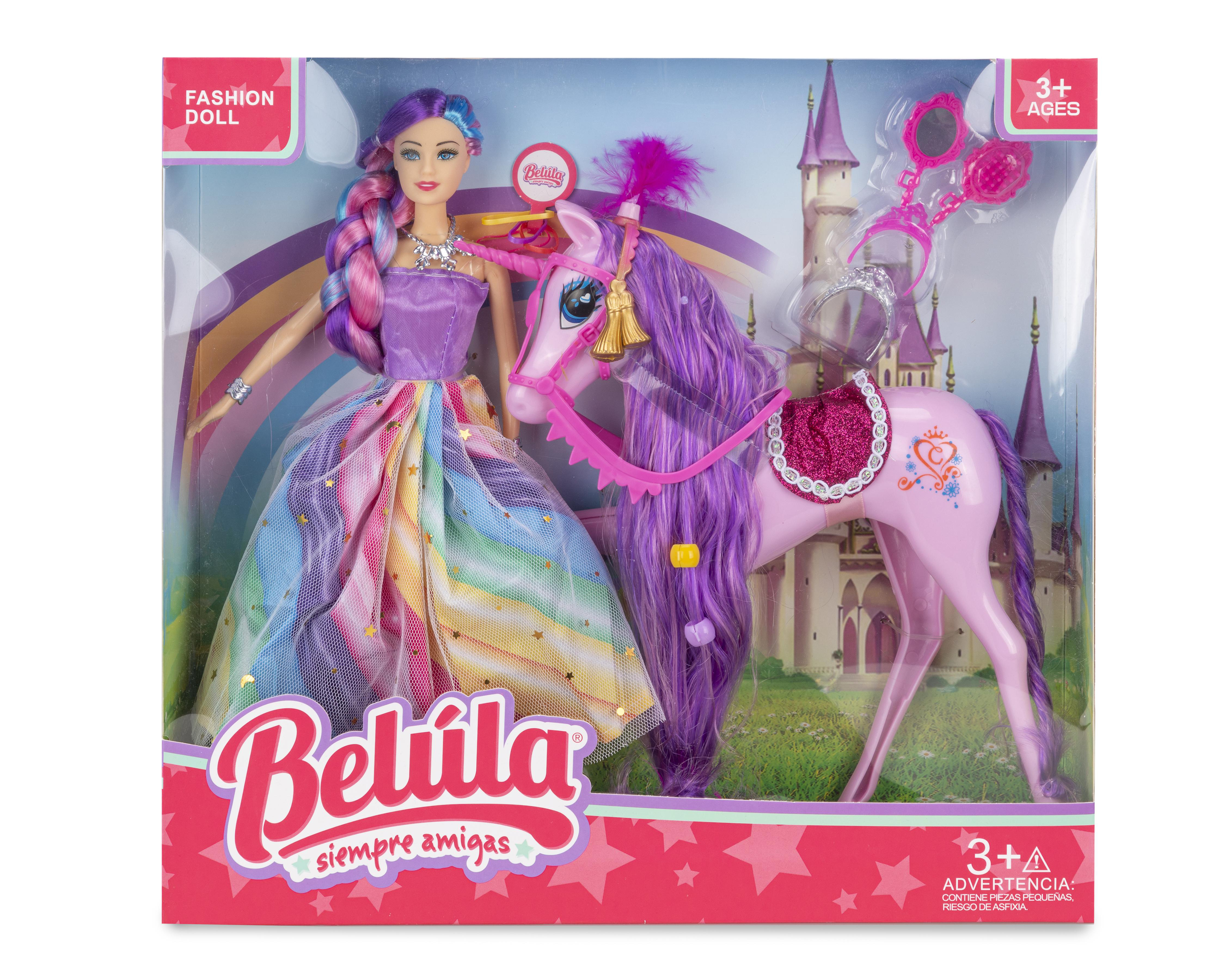 Foto 1 | Muñeca Belúla con Unicornio y Accesorios