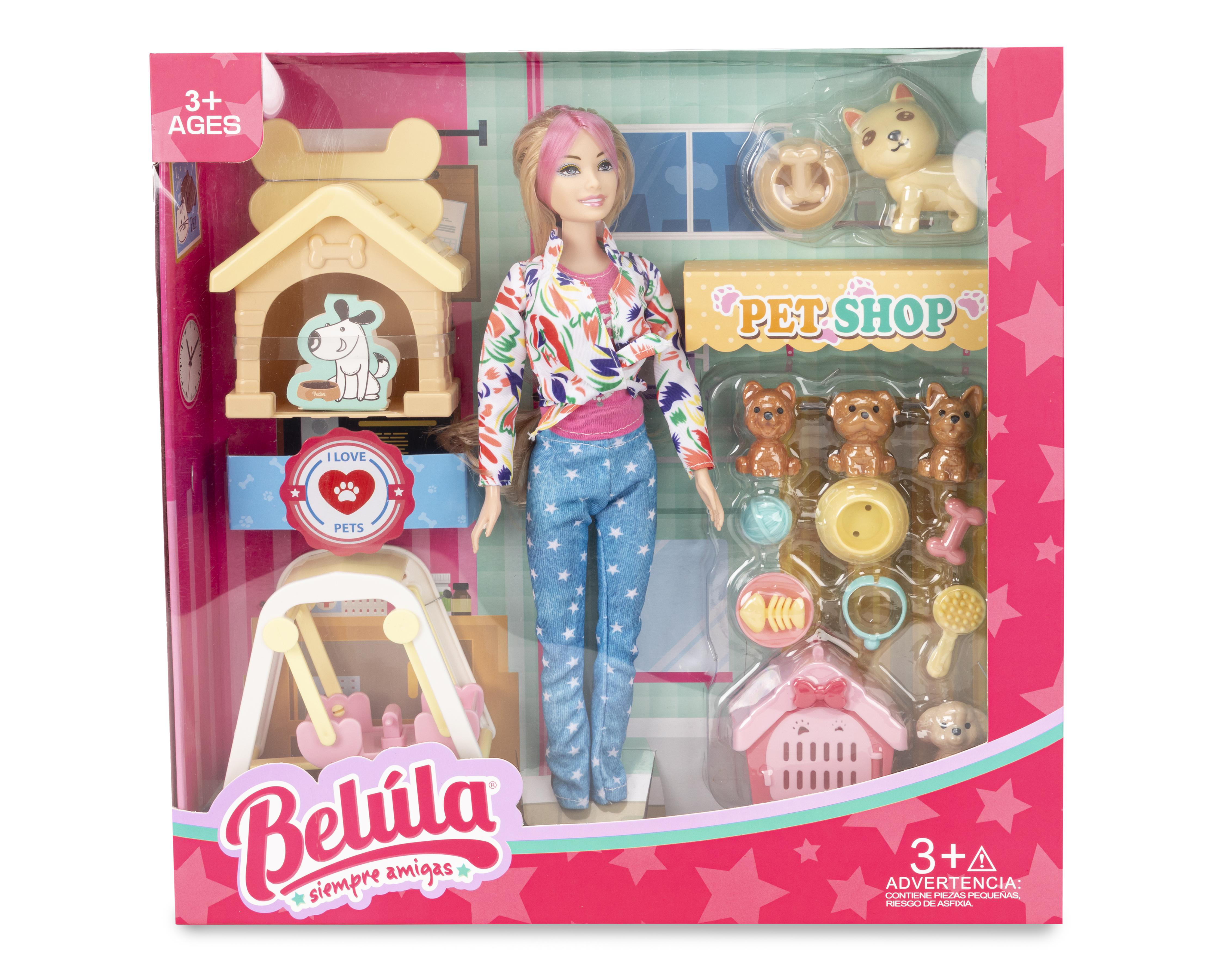 Foto 1 | Muñeca Belúla Pet Shop con Accesorios