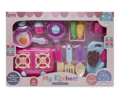 Foto 3 | Juego de Comidita Belúla 18 Piezas