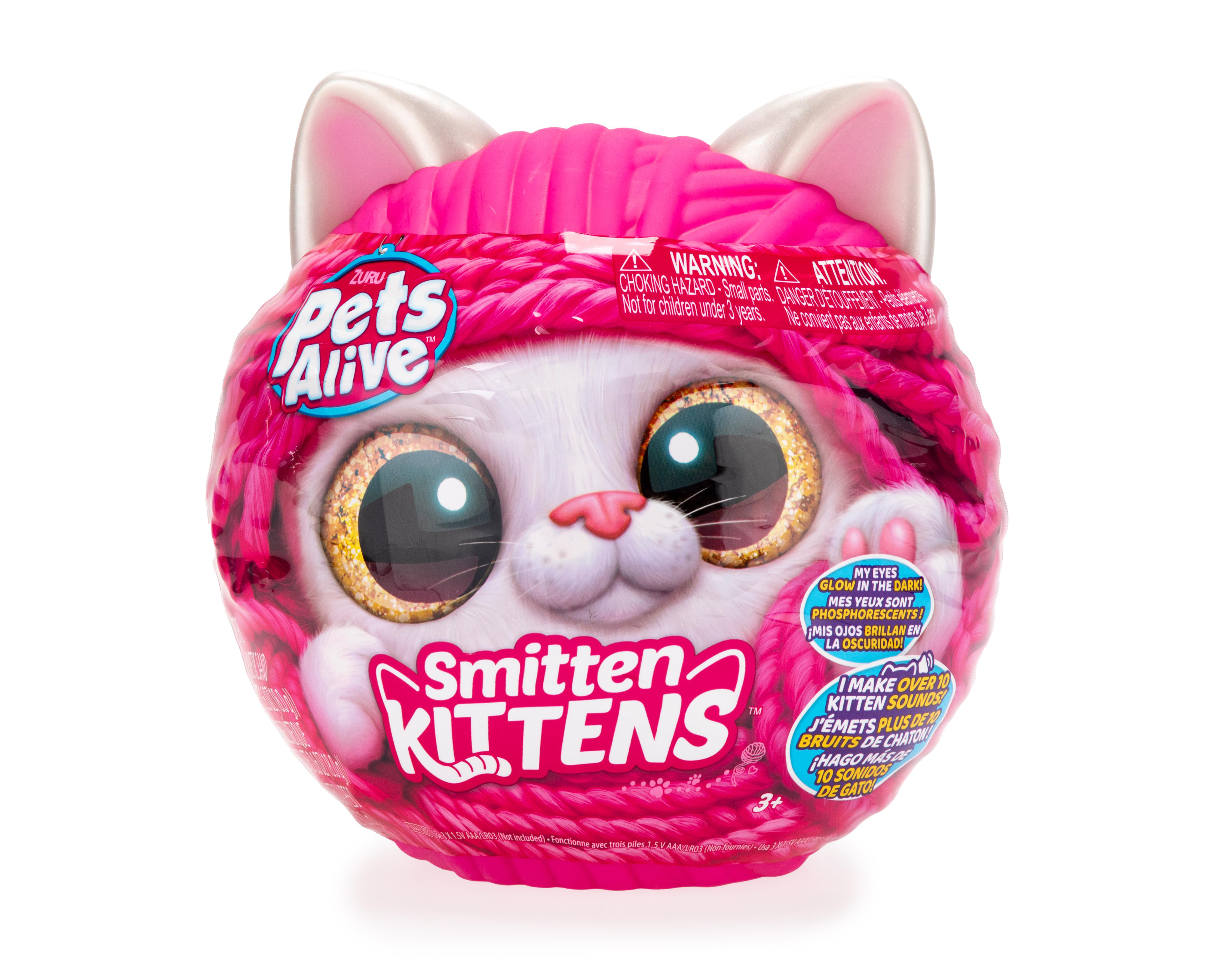 Gato de Peluche Interactivo Zuru Pets Alive Smitten Kittens con Accesorios