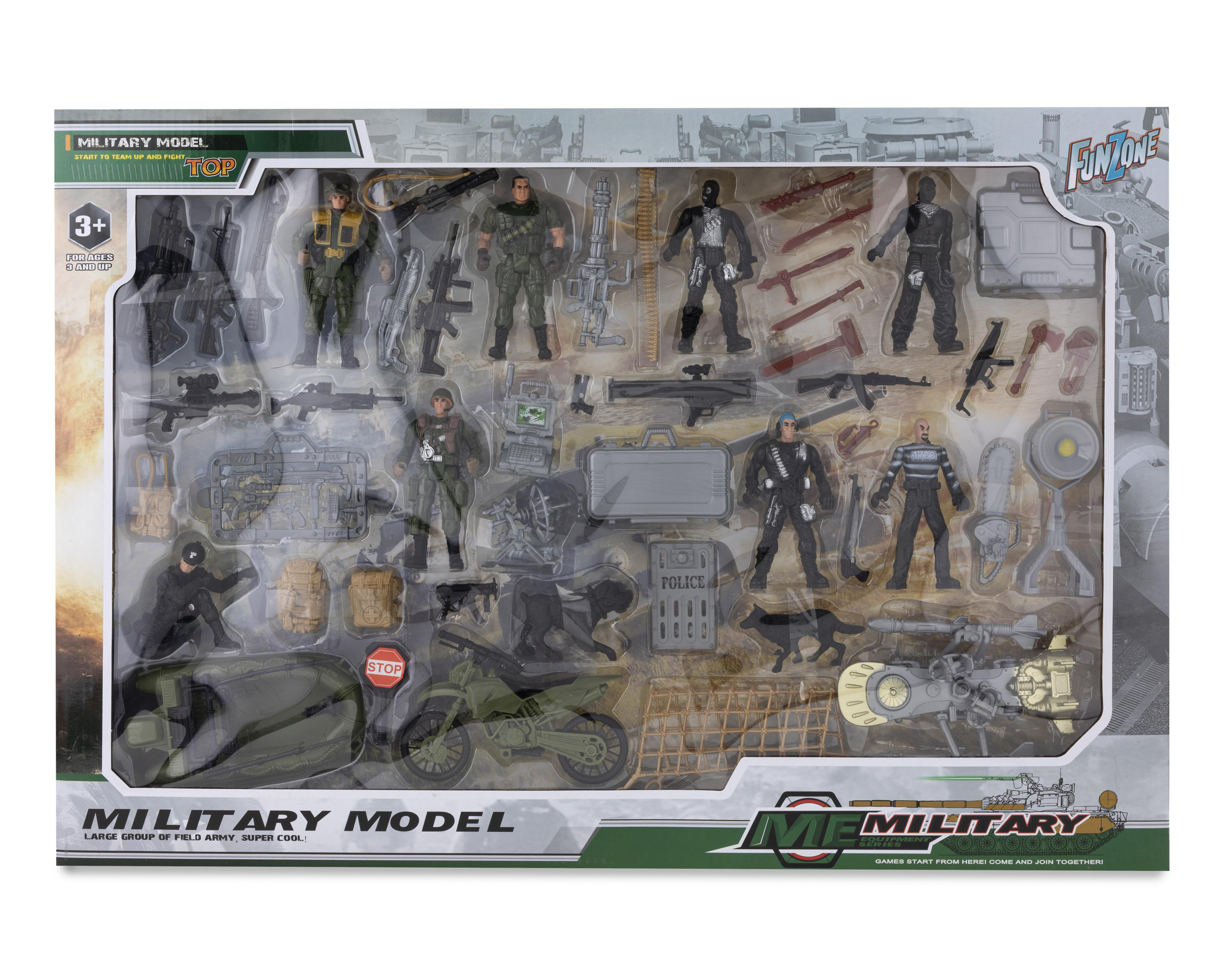 Soldados Funzone Military Model con Accesorios $329