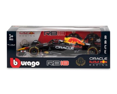 Foto 1 | Vehículo Oracle Red Bull Racing RB18 Fórmula 1 Bburago Sergio Pérez