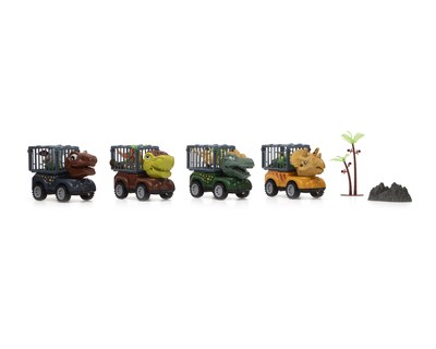 Foto 1 | Vehículos a Fricción Funzone Dinosaur Transport Car