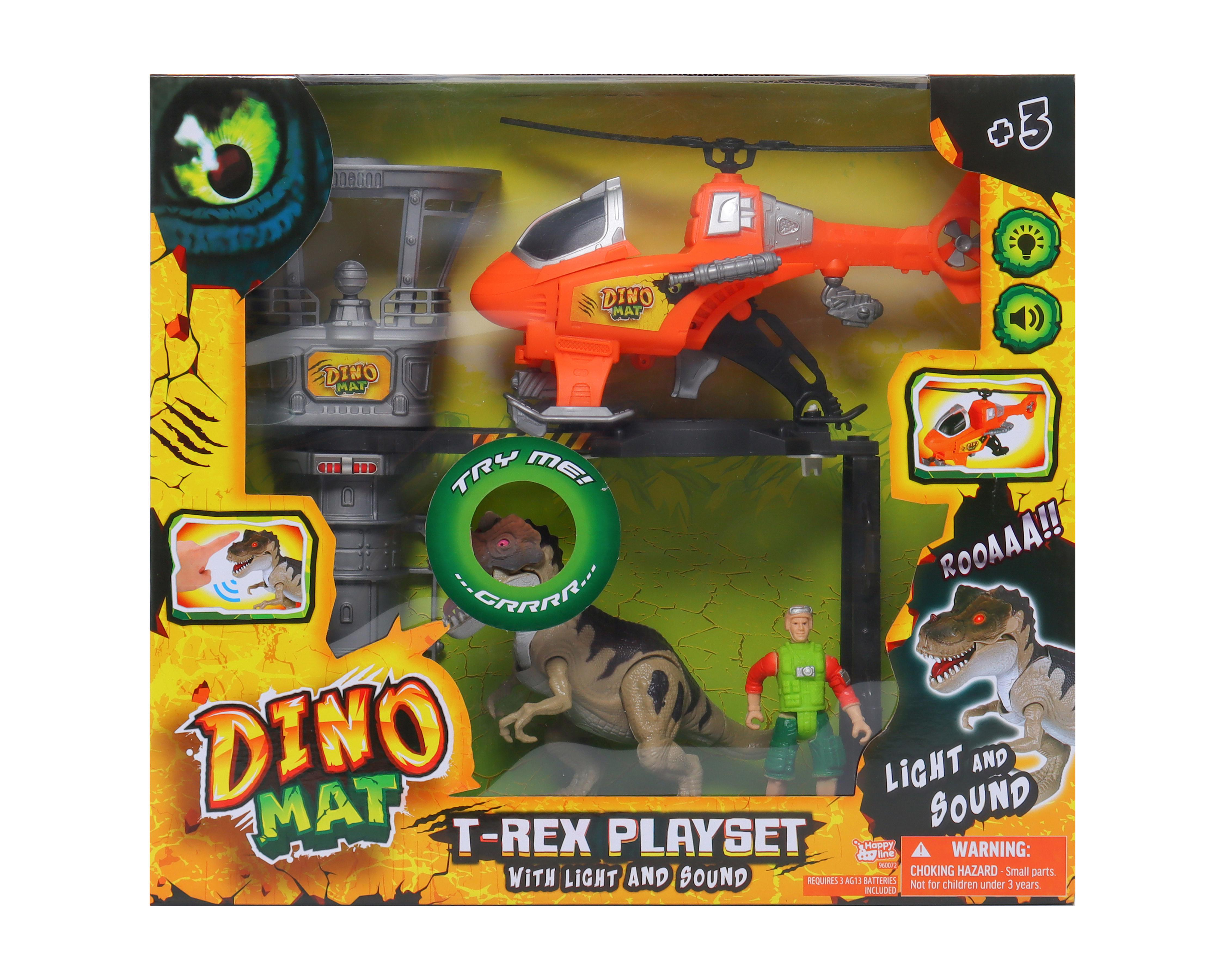 Estación de Rescate con Dinosaurio Happy Line Dino Mat $429