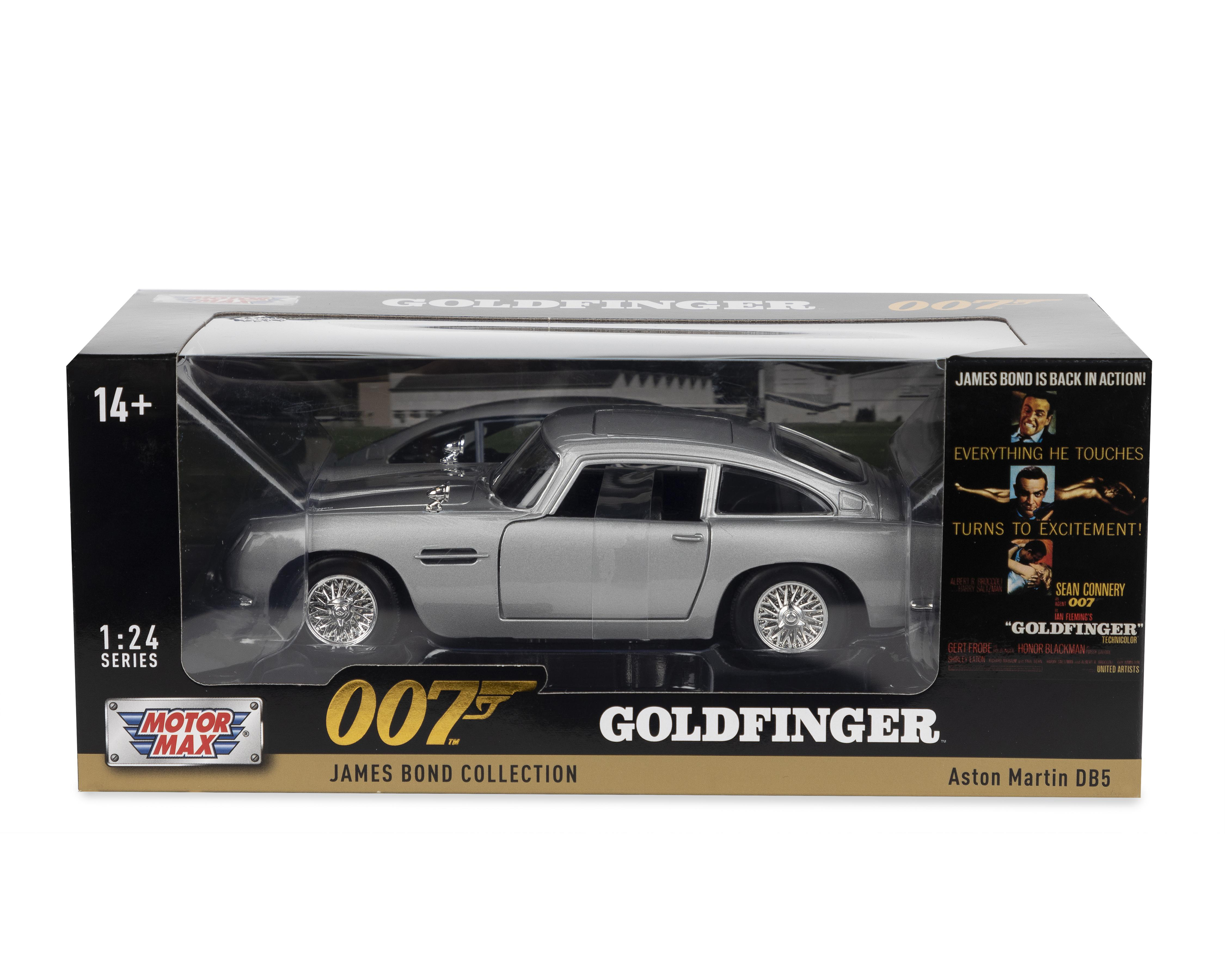 Vehículo de Colección Motormax James Bond 007 Goldfinger Aston Martin