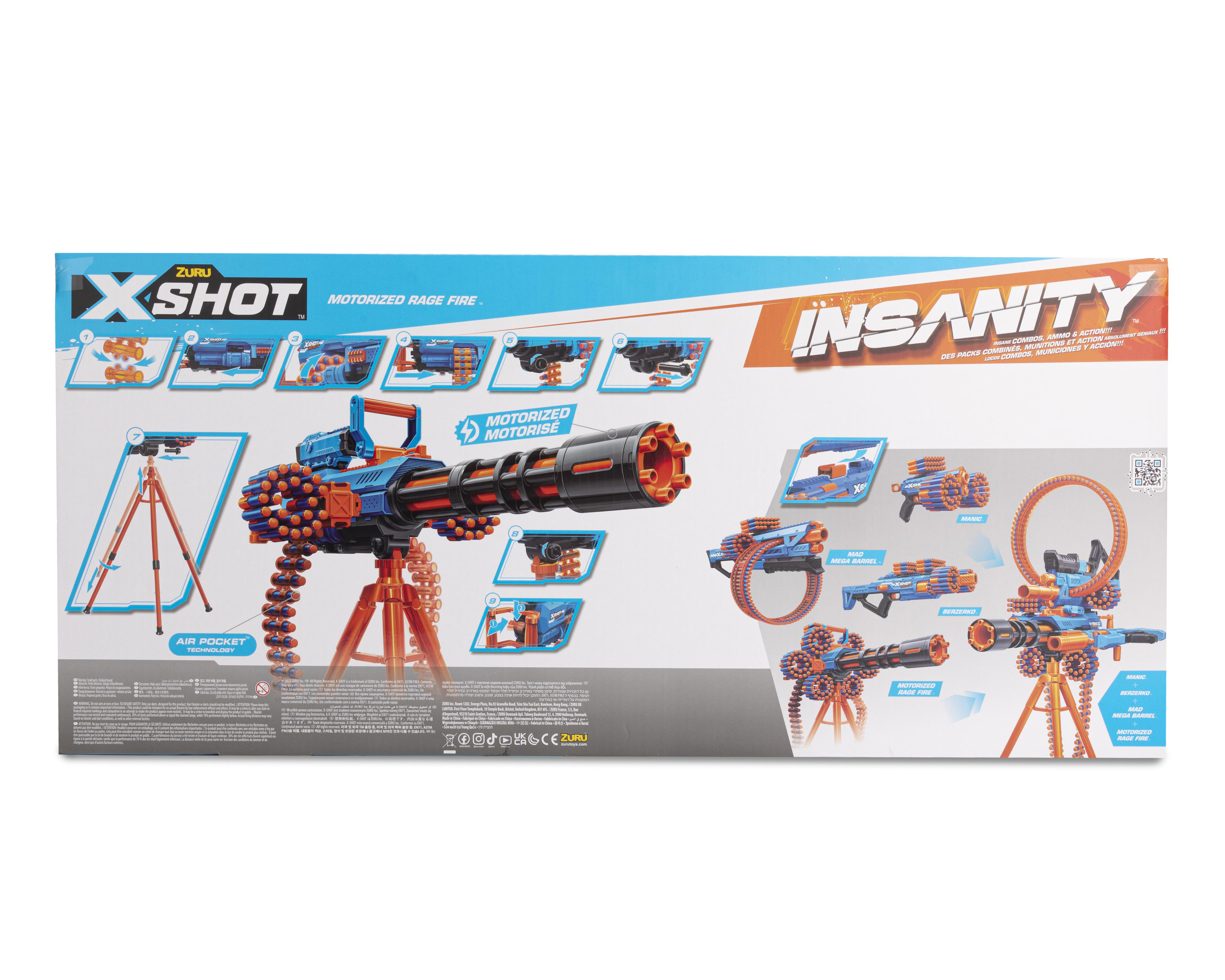 Foto 3 pulgar | Lanzadardos Zuru X-Shot Insanity