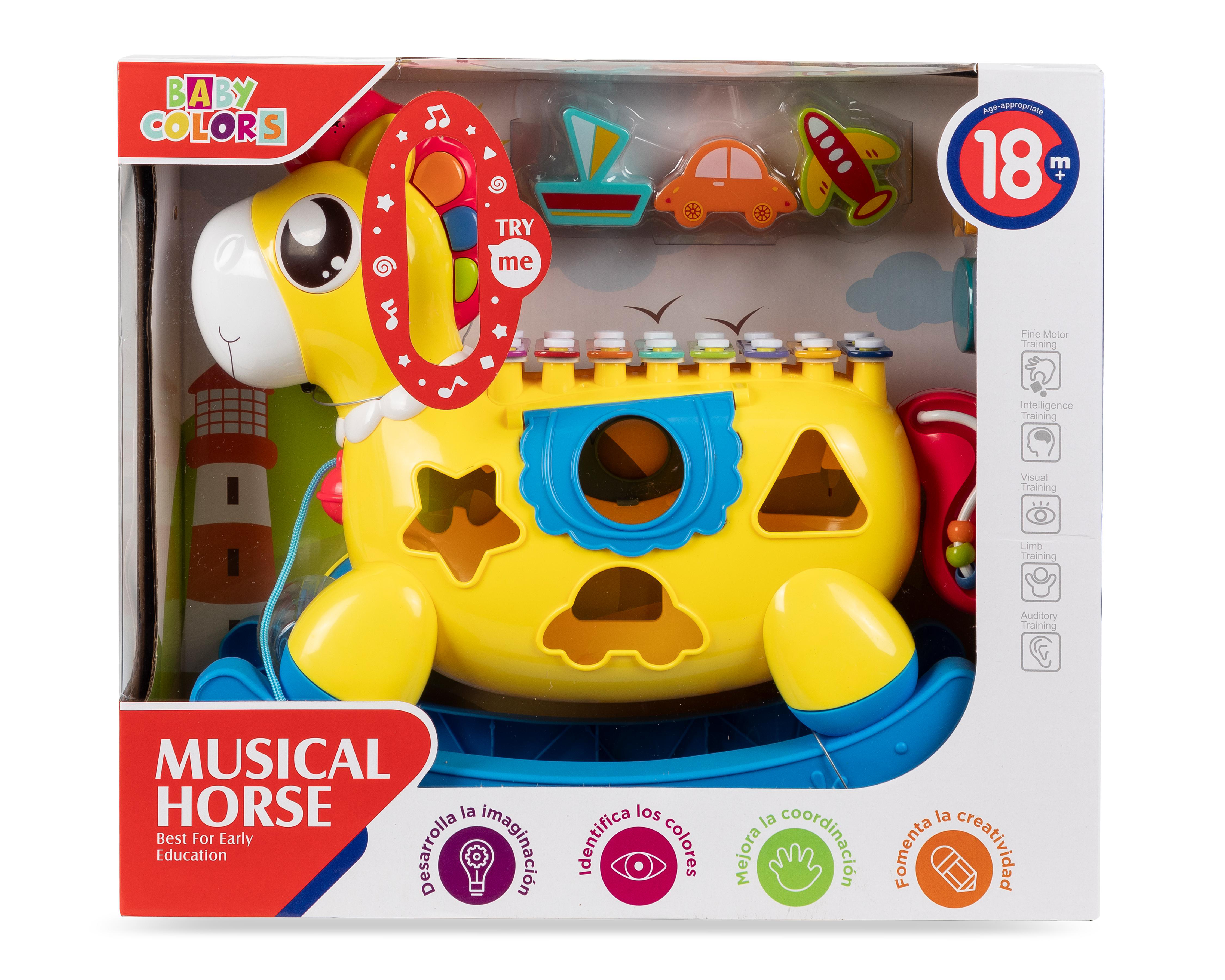 Foto 7 | Caballo Musical Baby Colors