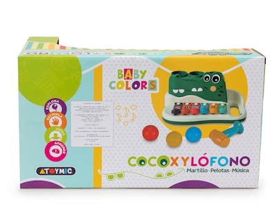 Foto 2 | Cocoxylófono Baby Colors Cocodrilo