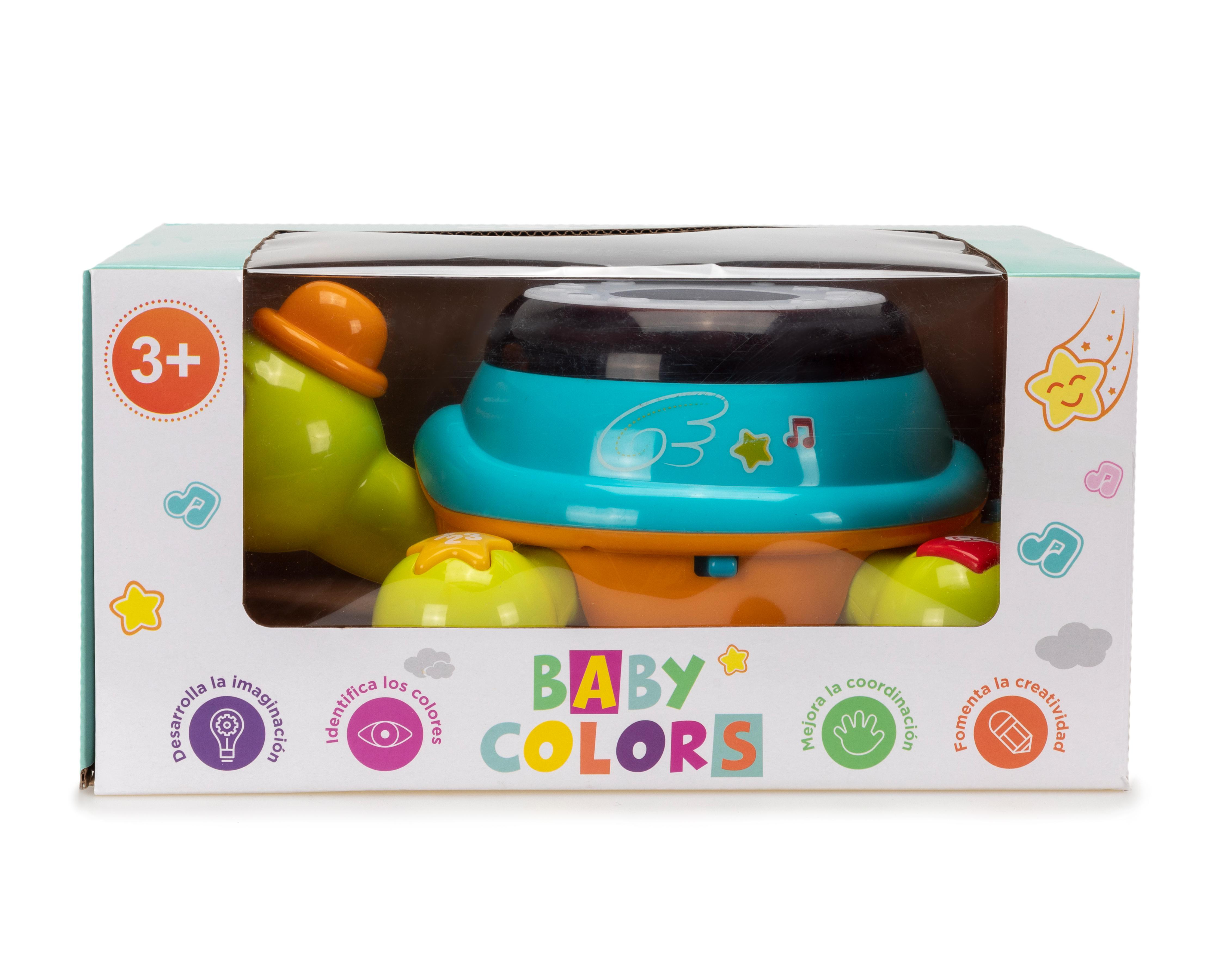 Tortuga Tambor Baby Colors con Luz y Sonido