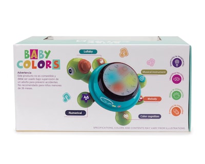 Foto 2 | Tortuga Tambor Baby Colors con Luz y Sonido