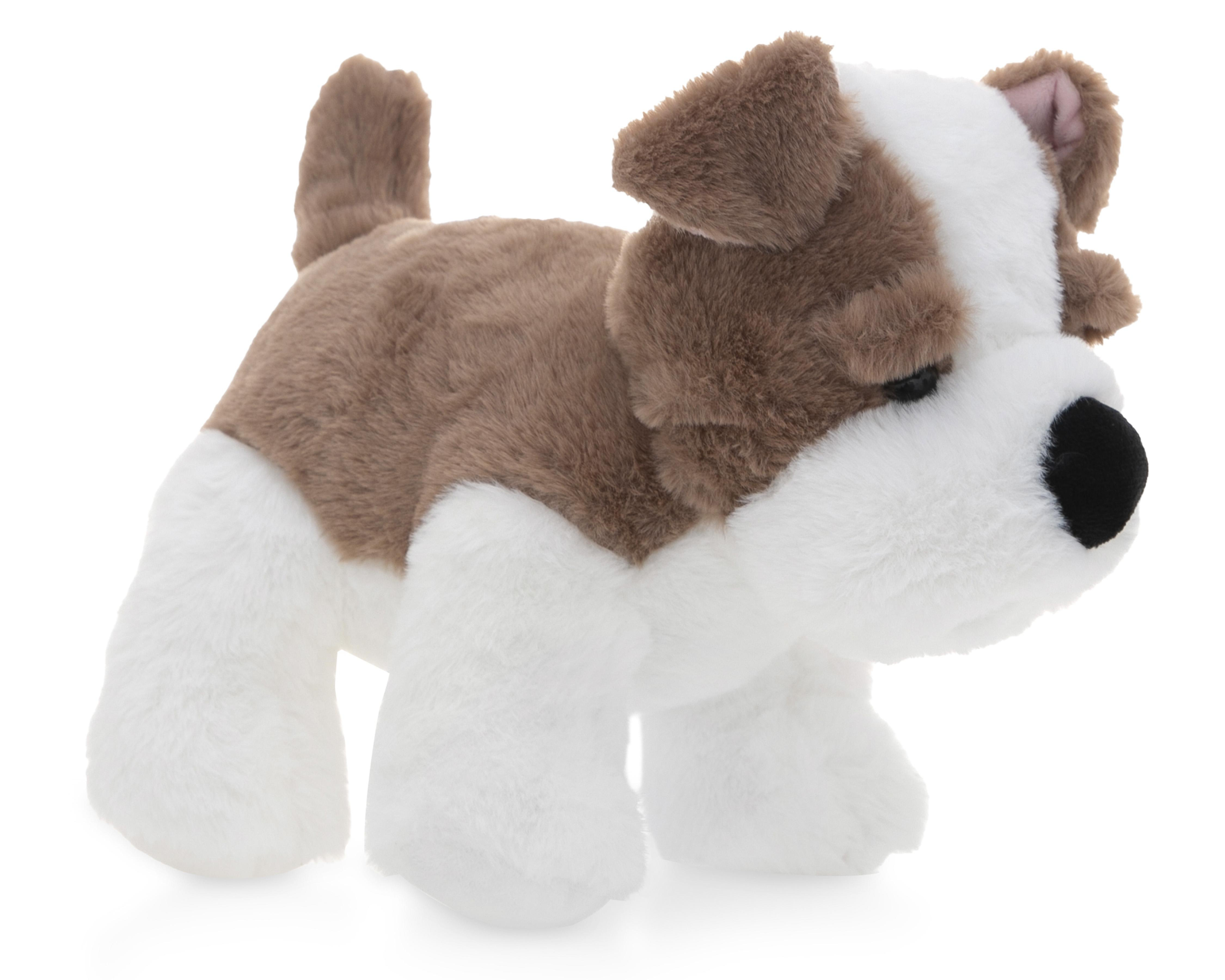 Foto 3 pulgar | Perrito de Peluche Minigami Café con Blanco