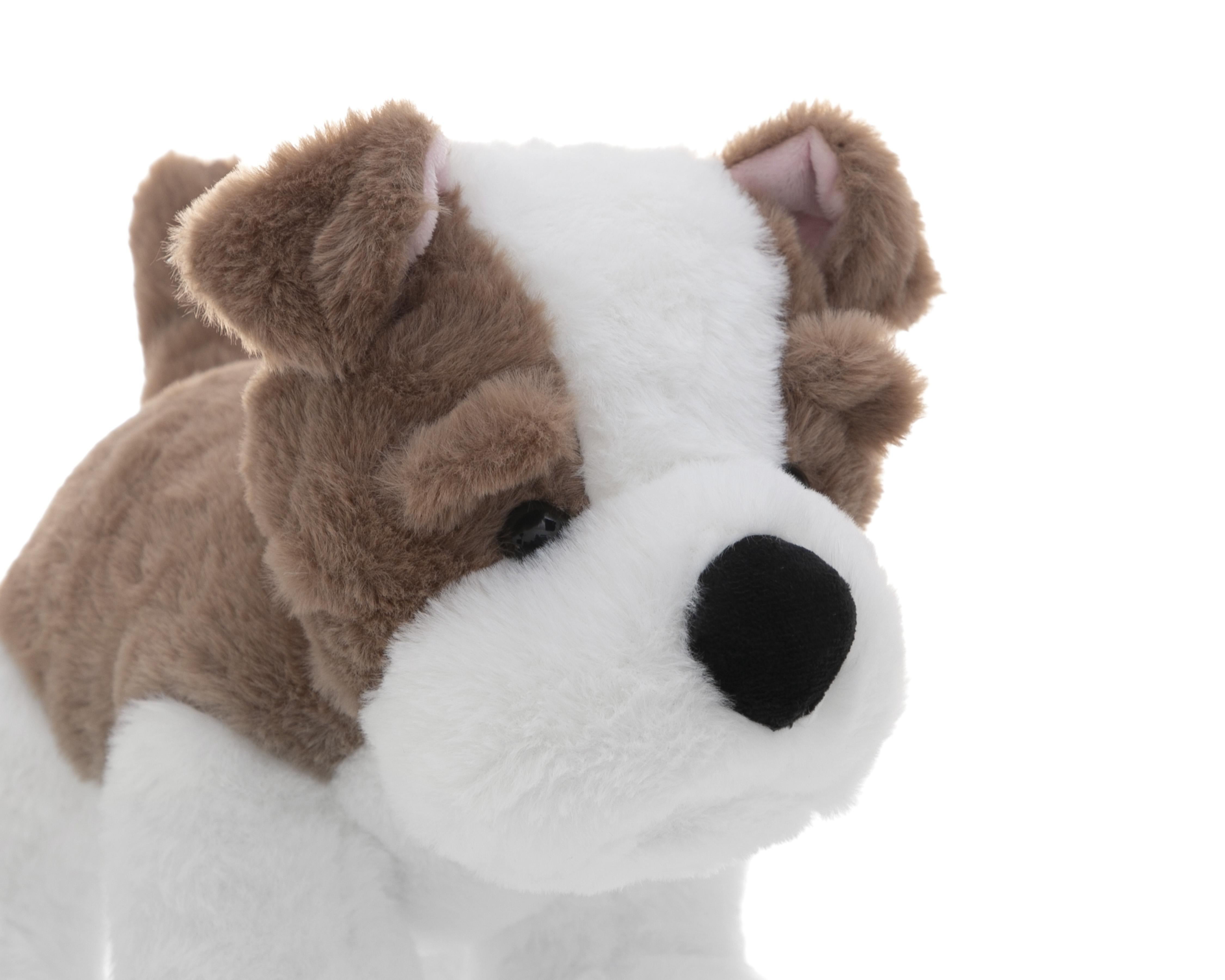 Foto 5 pulgar | Perrito de Peluche Minigami Café con Blanco
