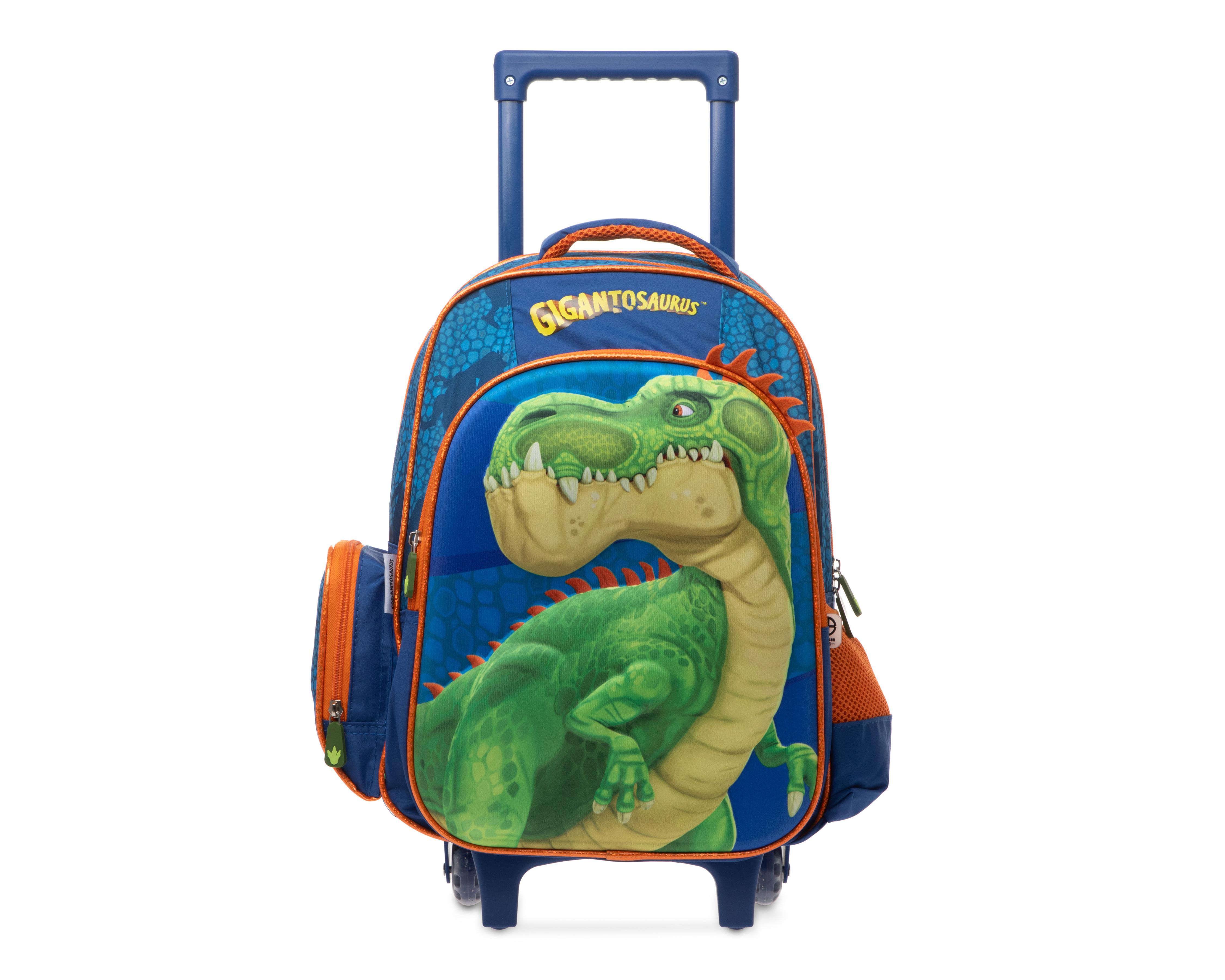 Mochila con Ruedas Gigantosaurus Azul