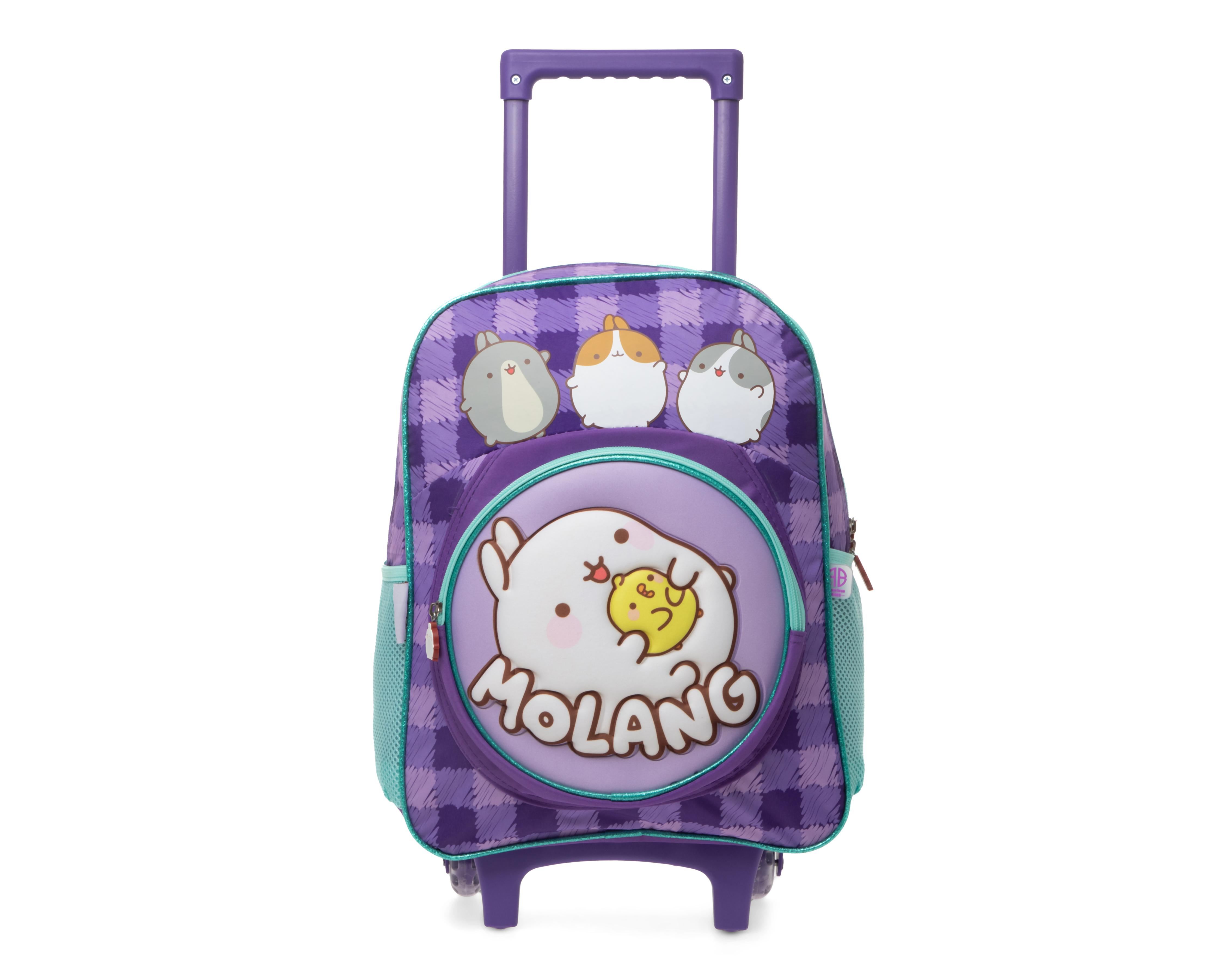 Mochila con Ruedas Molang Lila