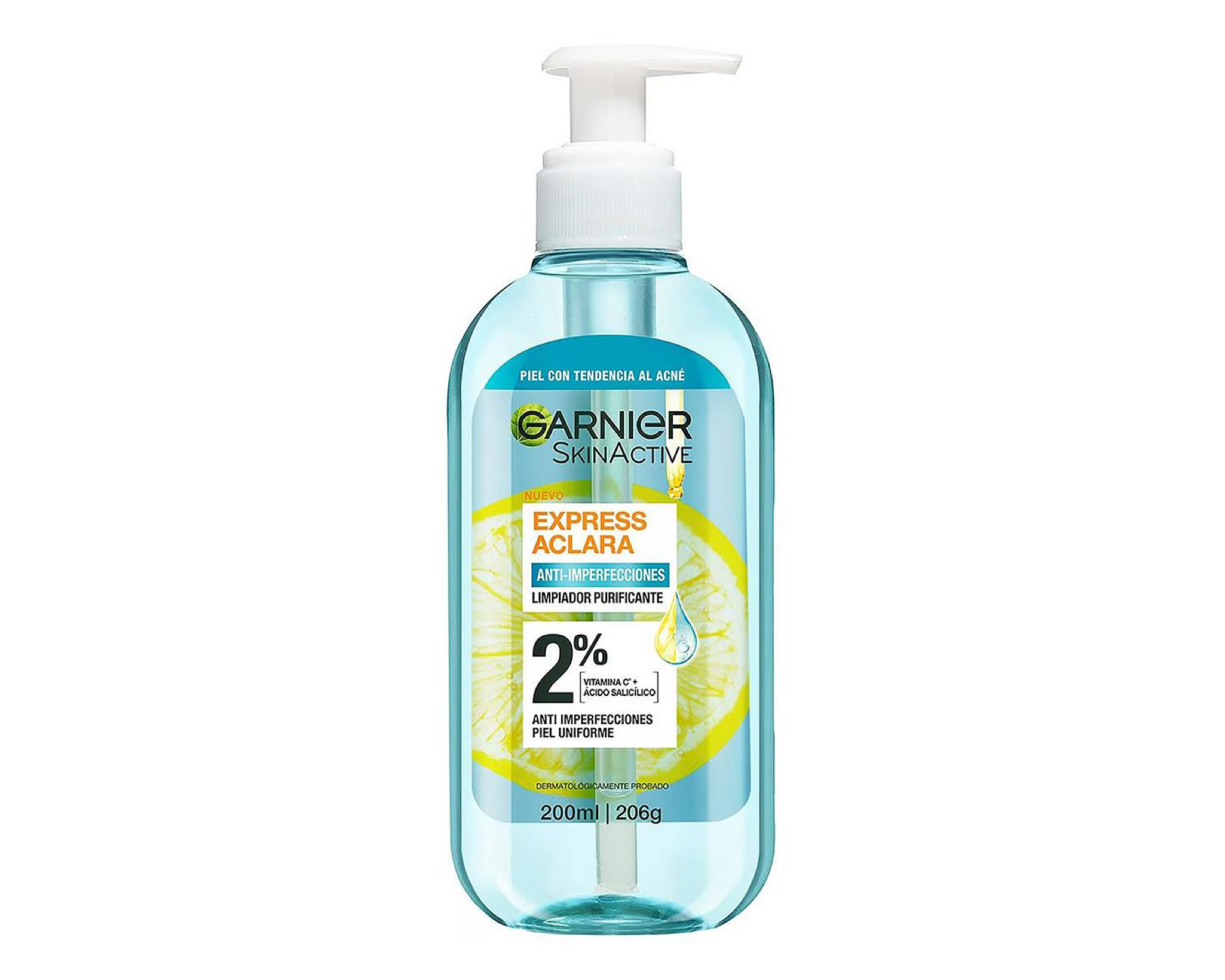 Foto 2 pulgar | Limpiador Facial Garnier Skin Active Express Aclara Antimperfecciones 200 ml