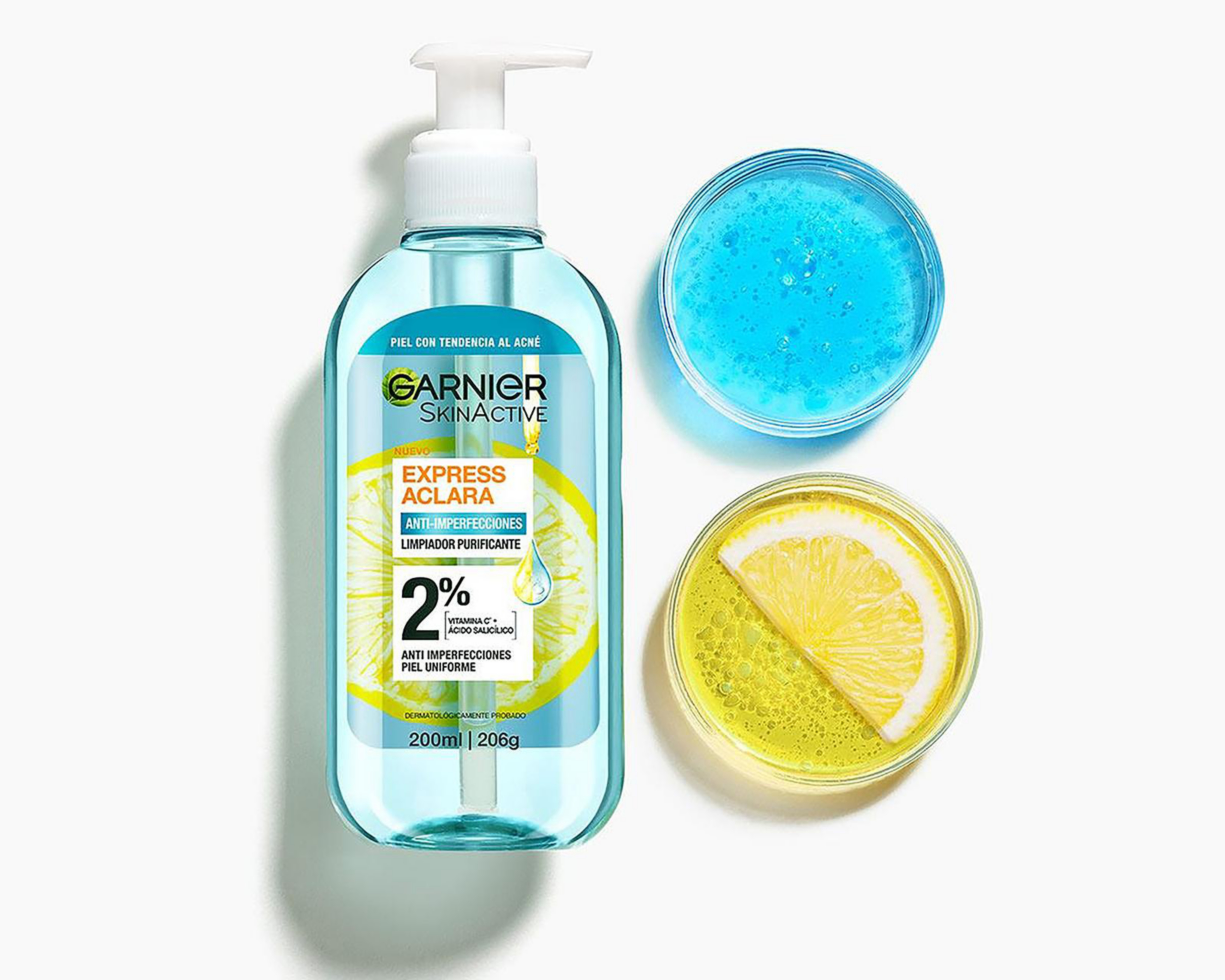 Foto 5 pulgar | Limpiador Facial Garnier Skin Active Express Aclara Antimperfecciones 200 ml