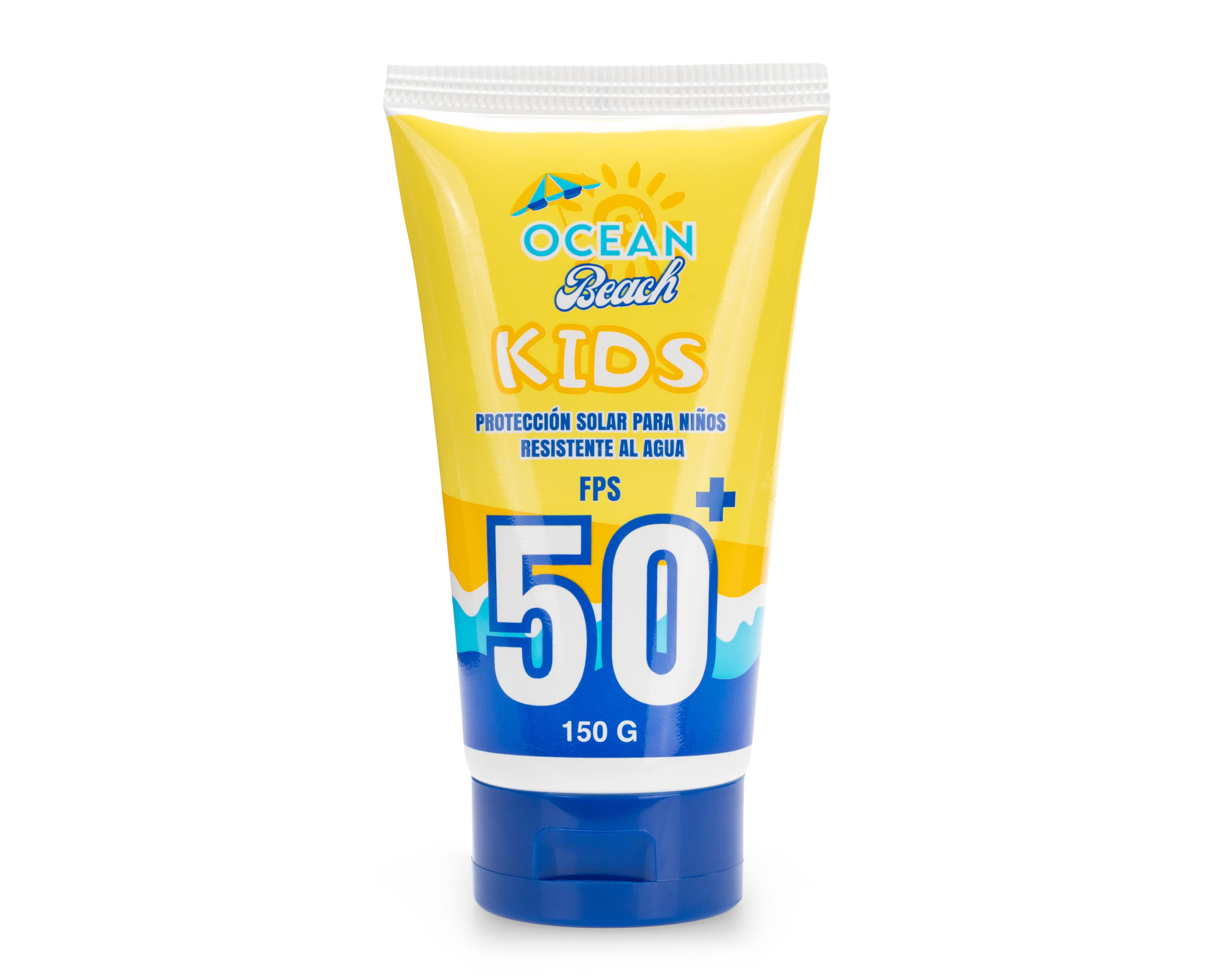 Foto 2 pulgar | Protector Solar Ocean Beach Kids FPS 50+