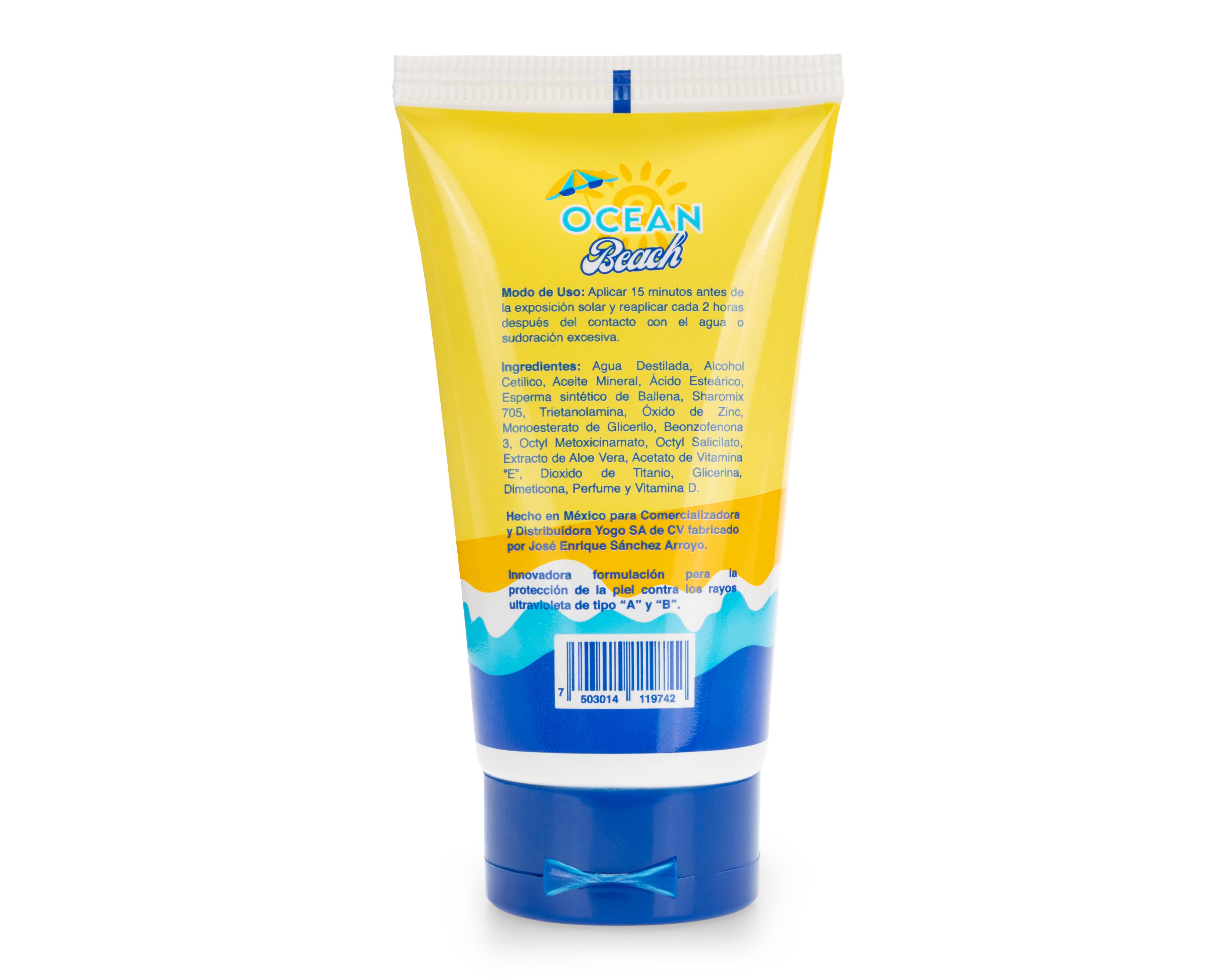 Foto 3 pulgar | Protector Solar Ocean Beach Kids FPS 50+