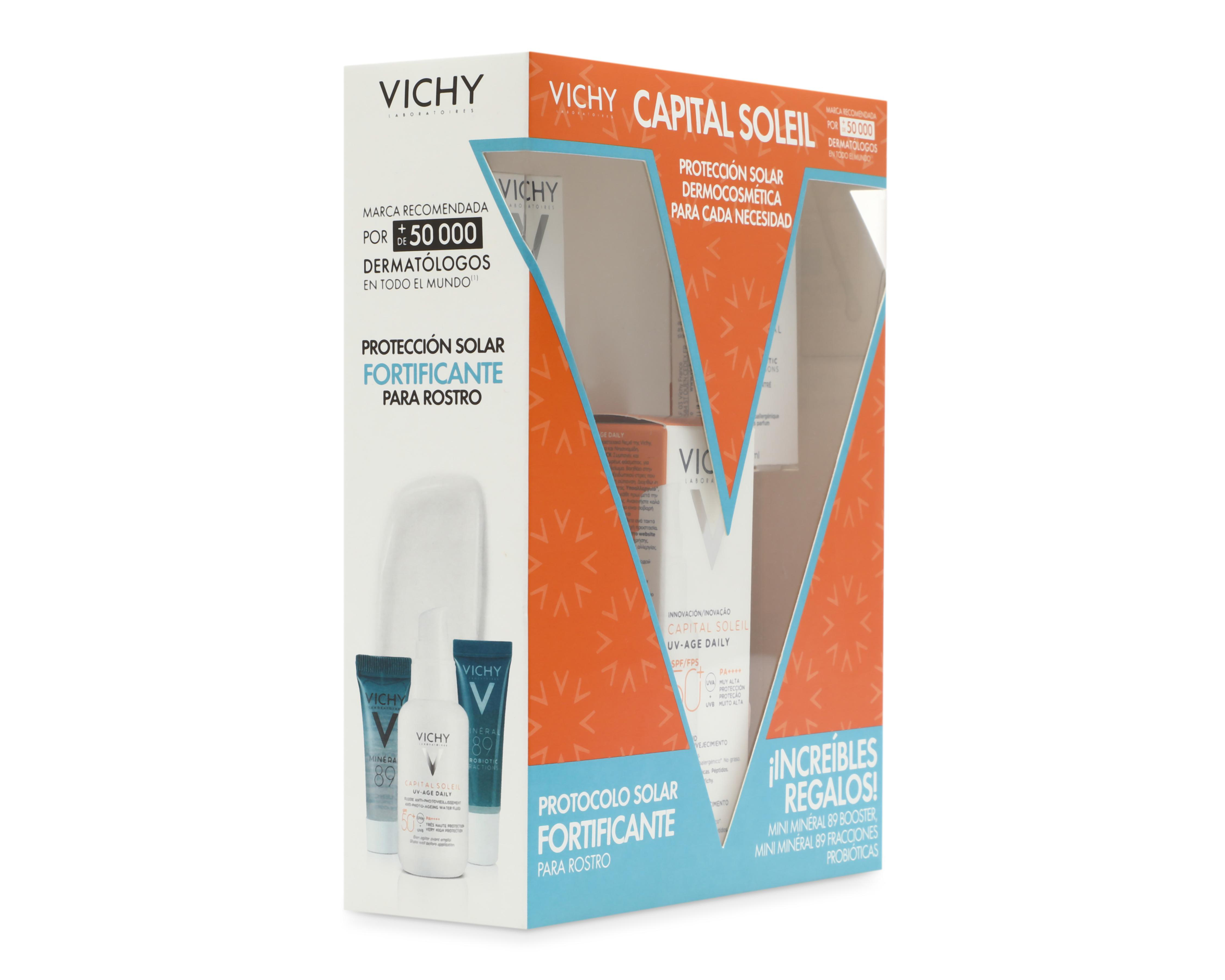 Foto 3 pulgar | Protector Solar Capital Soleil SPF FPS 50 de 40 ml Vichy