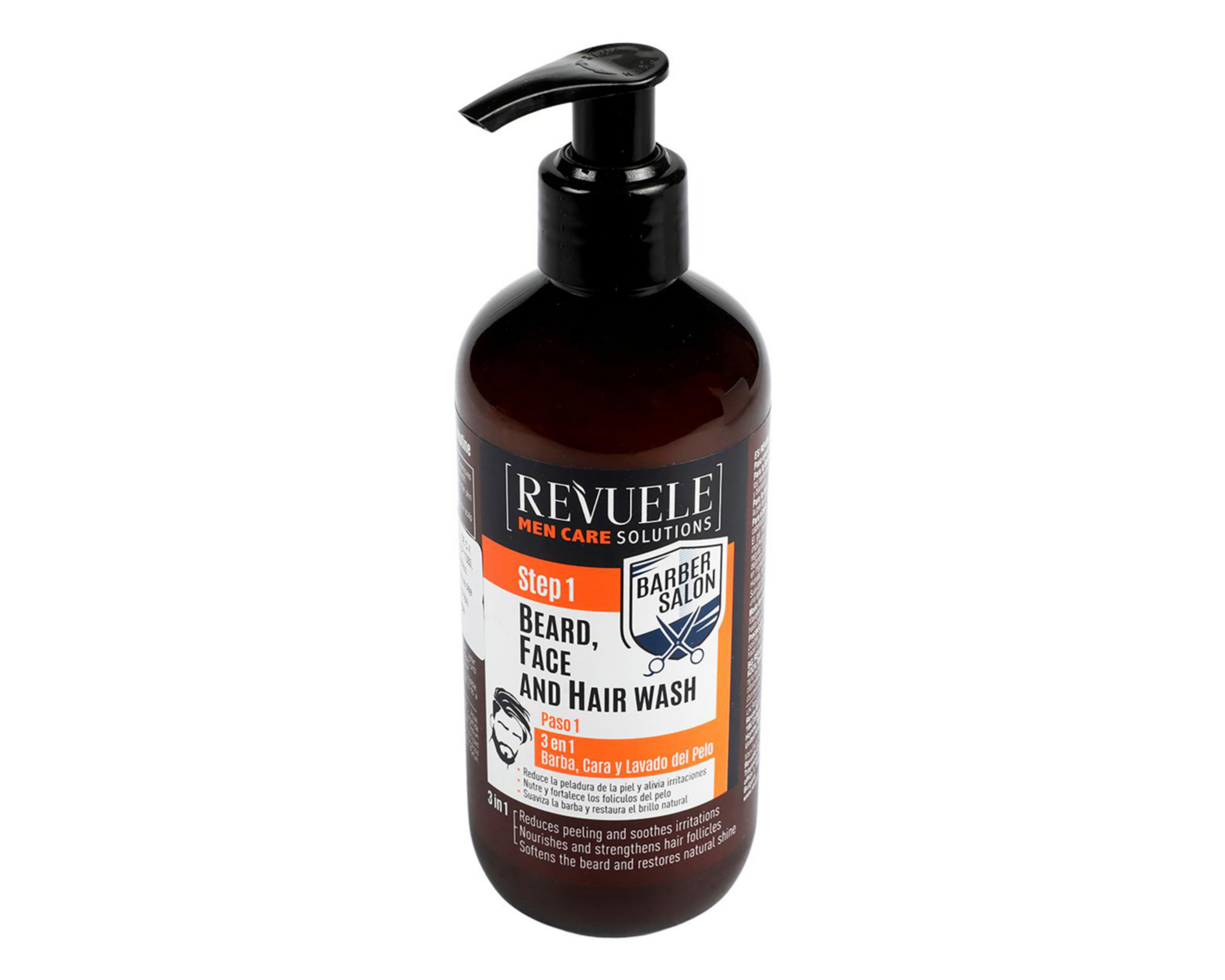 Foto 3 | Gel Limpiador Revuele 3 en 1 para Barba, Rostro y Cabello 300 ml