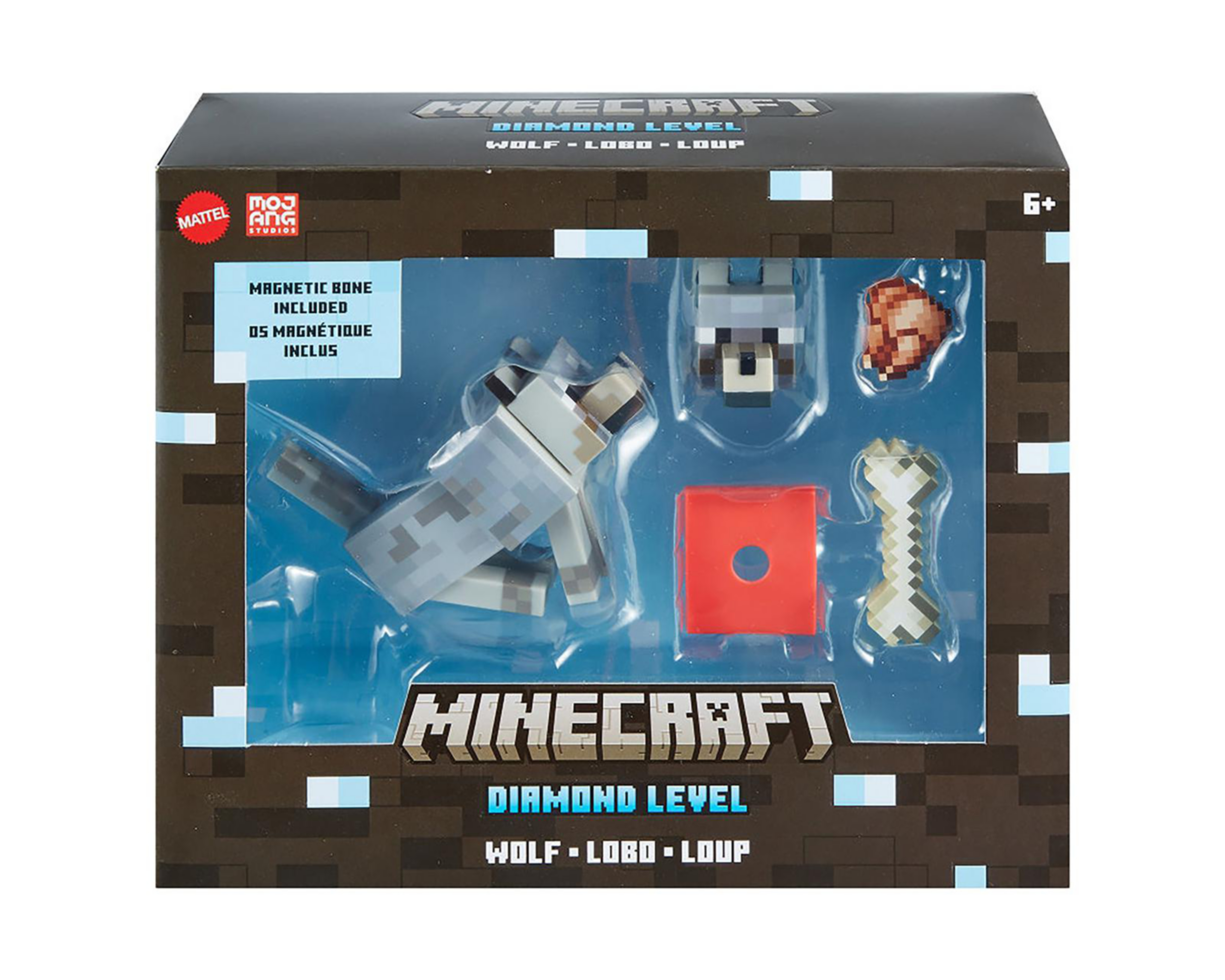 Foto 8 | Figura de Acción Minecraft Diamond Level