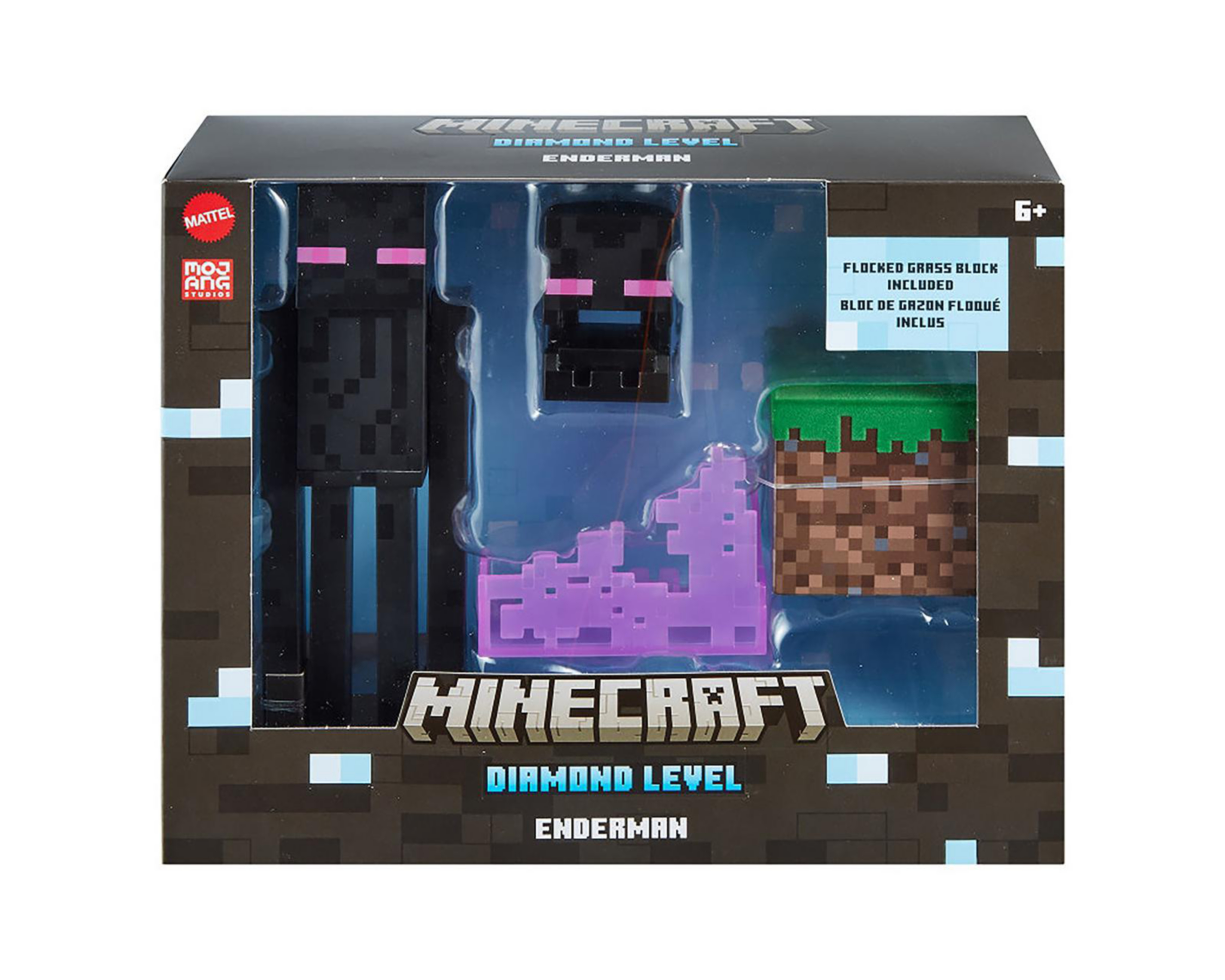 Foto 9 | Figura de Acción Minecraft Diamond Level