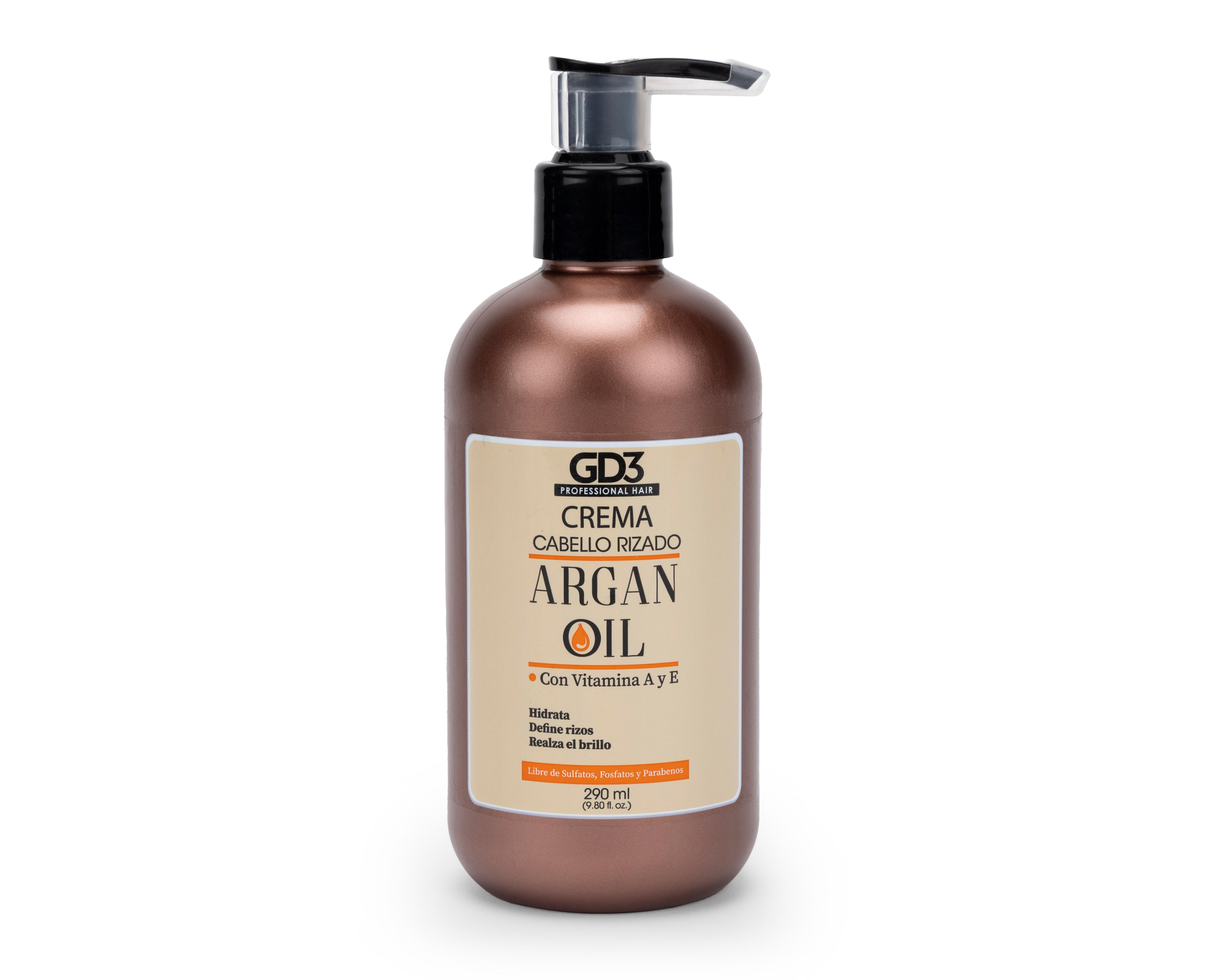 Foto 2 pulgar | Crema para Rizos GD3 con Aceite de Argán 290 ml