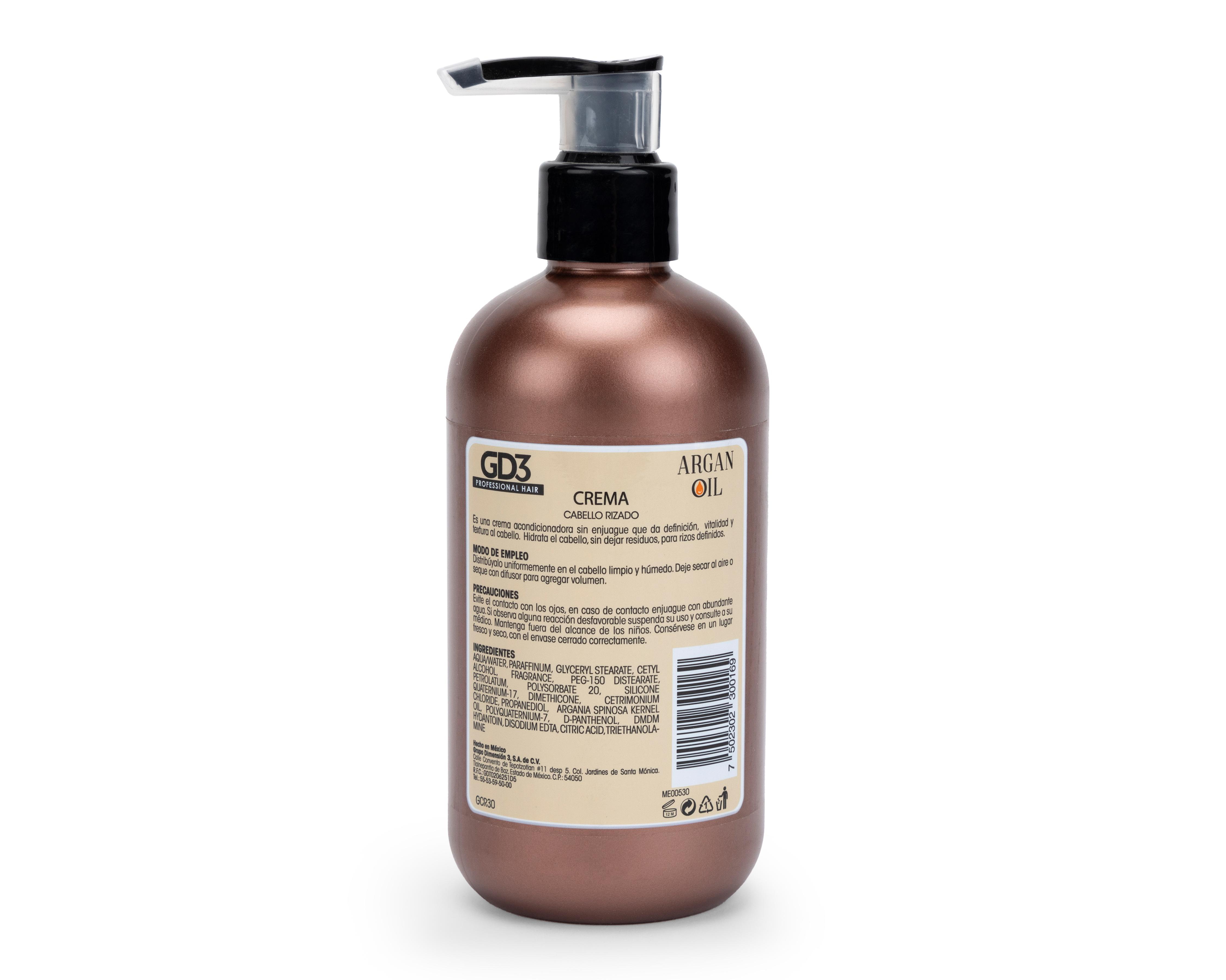 Foto 2 | Crema para Rizos GD3 con Aceite de Argán 290 ml