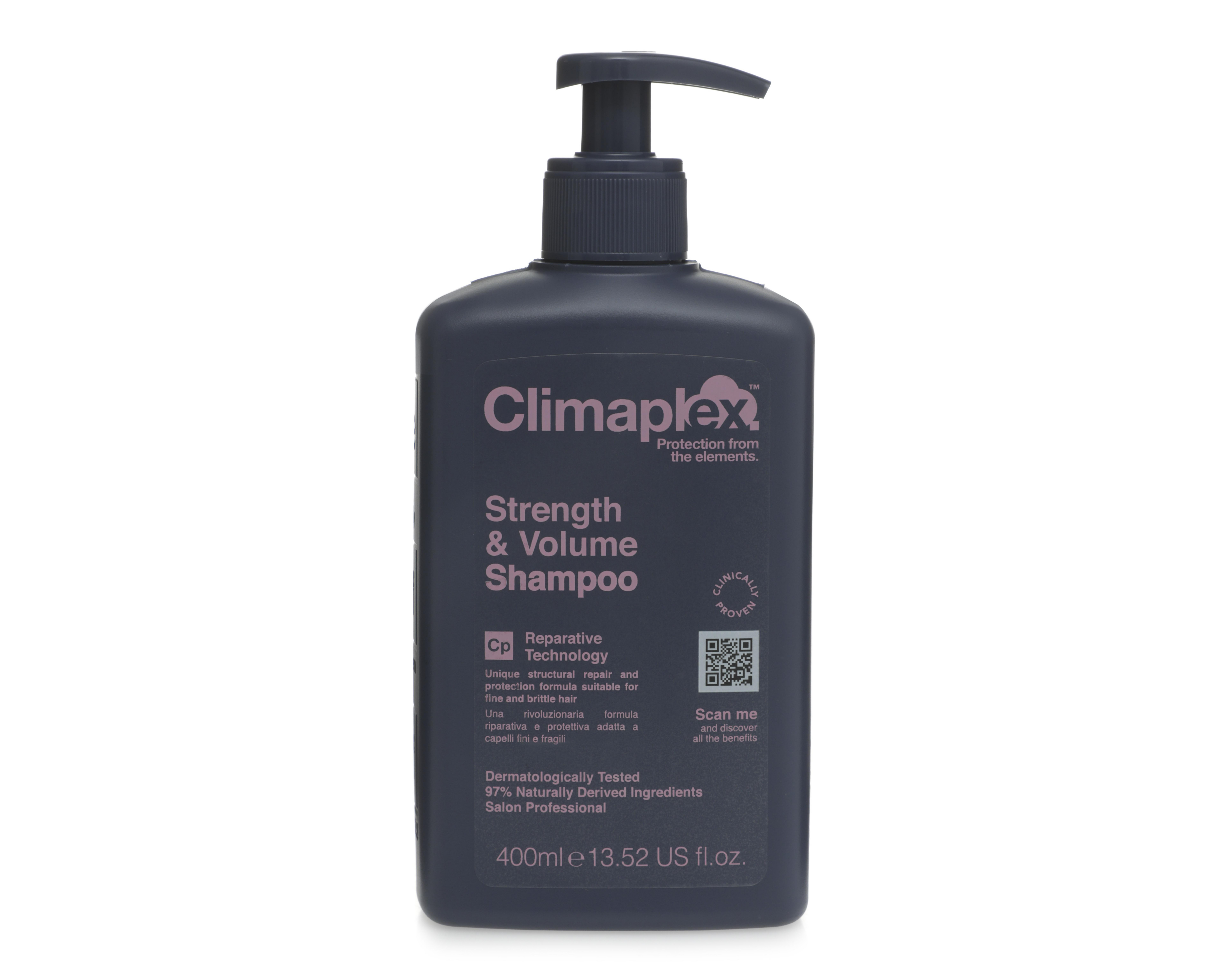 Foto 2 pulgar | Shampoo Climaplex Fuerza y Volumen 400 ml