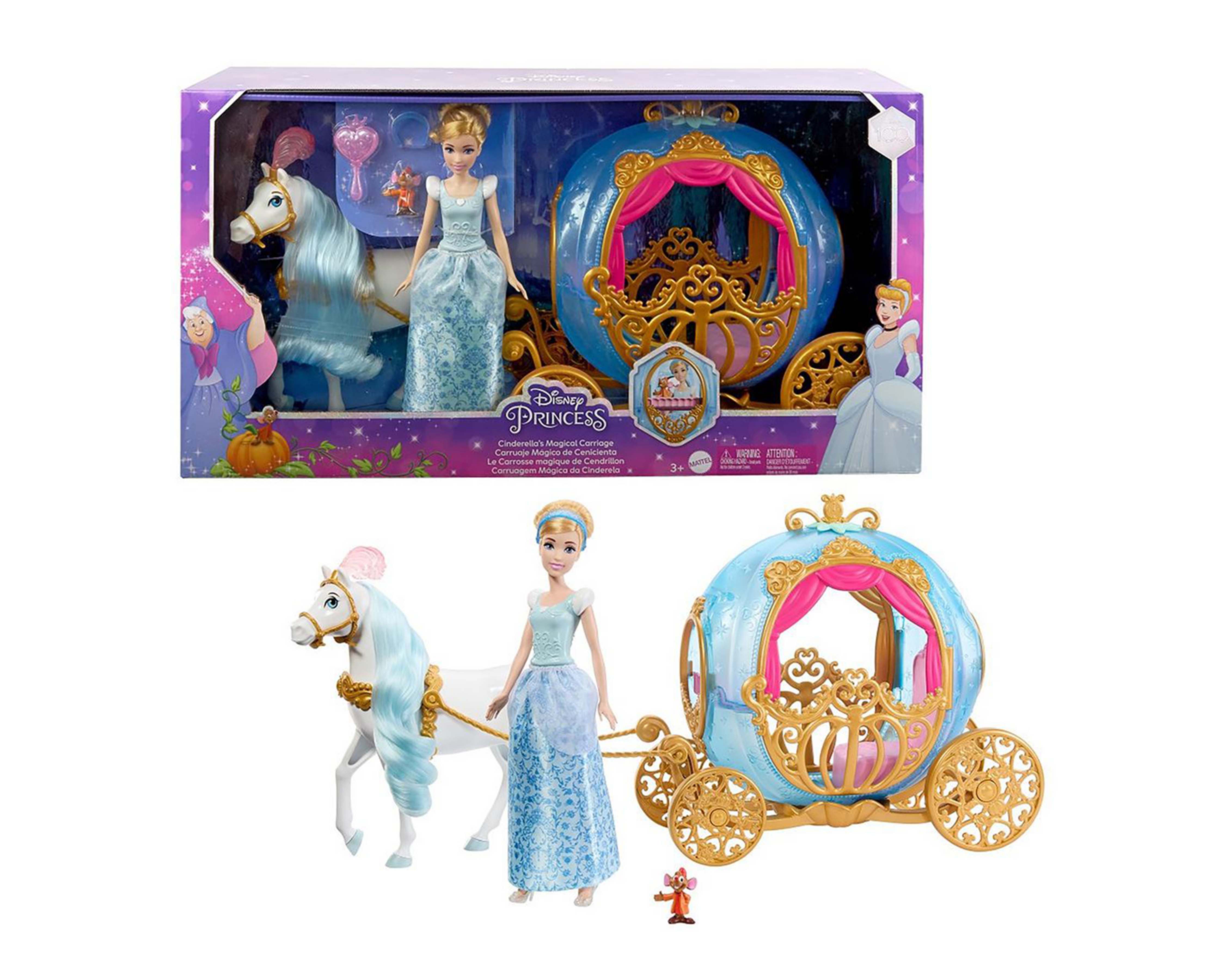 Carruaje Mágico Disney Princesas Cenicienta