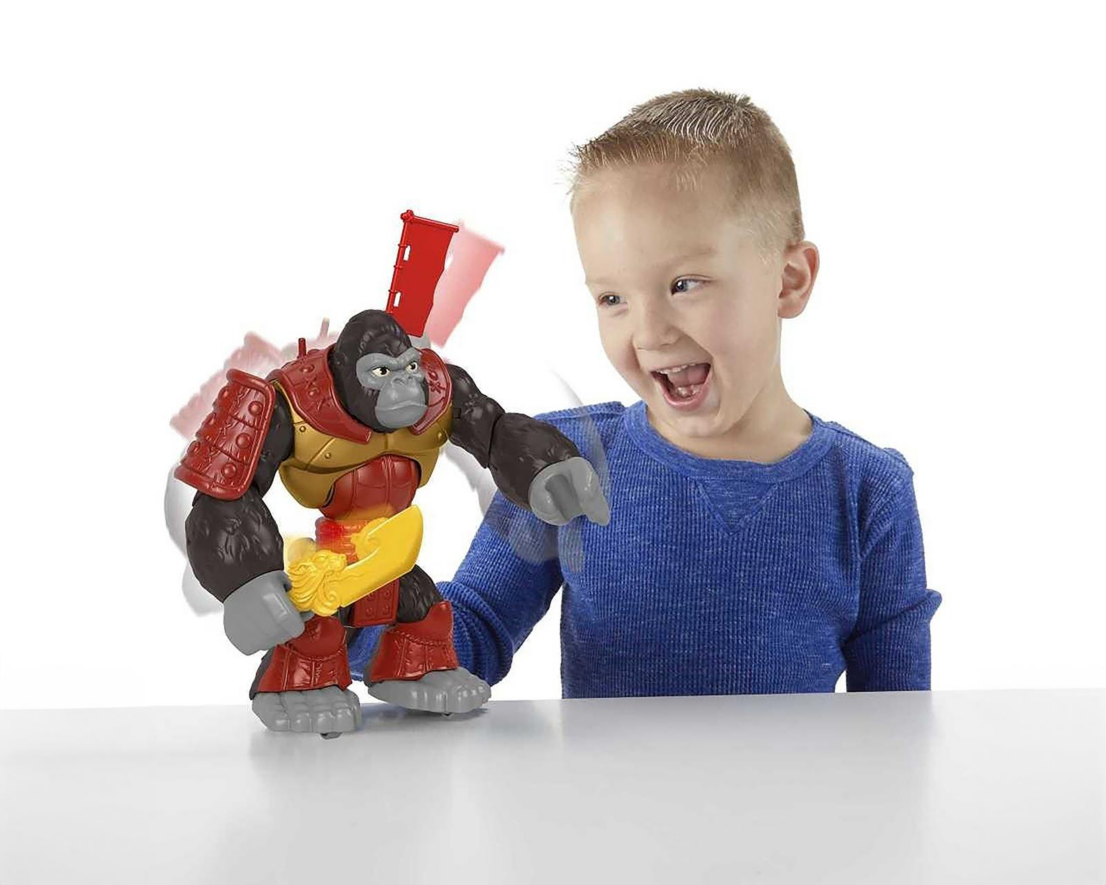 Foto 8 | Gorila Samurai Modo Ataque Imaginext Fisher Price Mundo Aventura