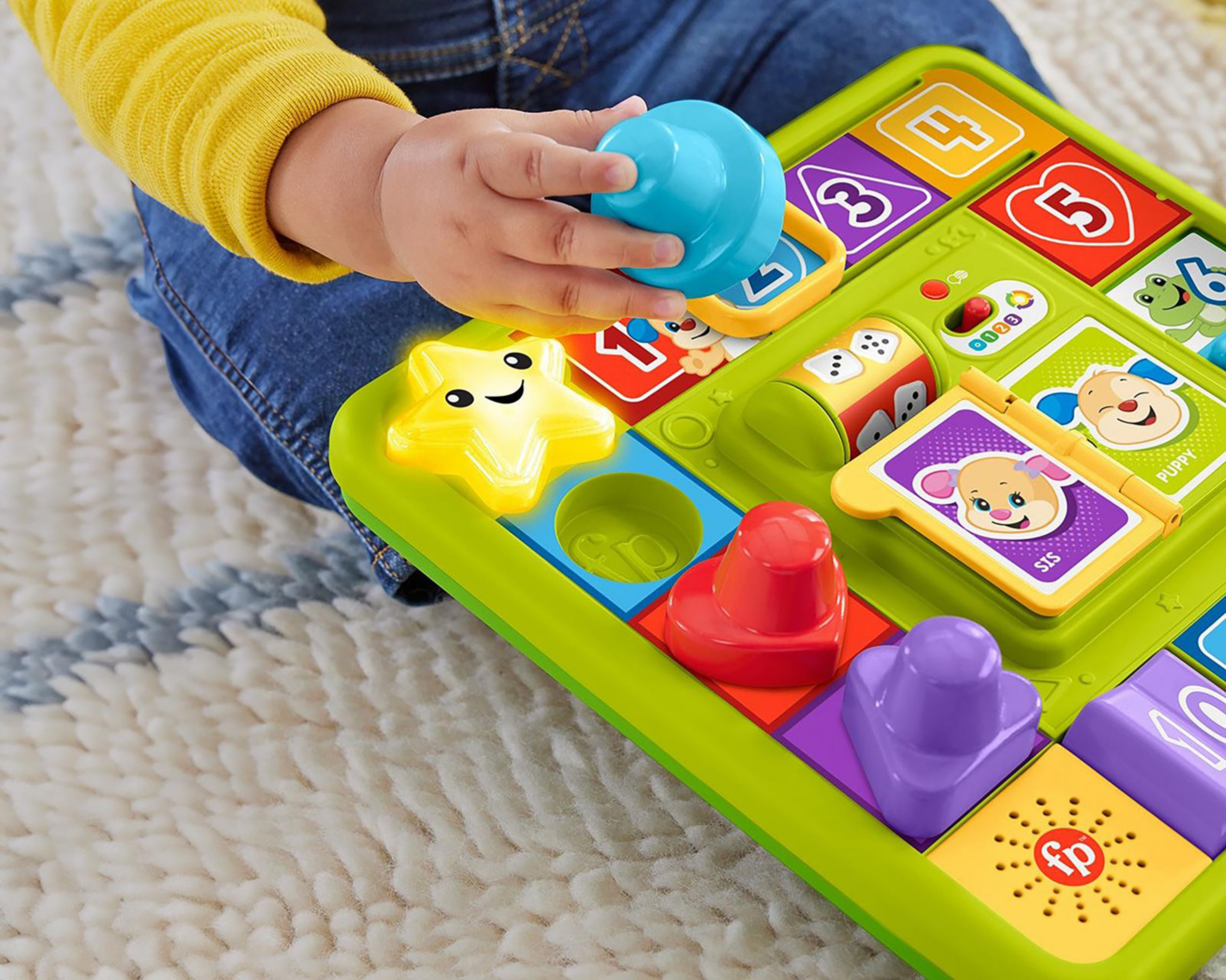 Foto 6 pulgar | Mi Primer Juego de Mesa de Aprendizaje Fisher Price con Sonidos