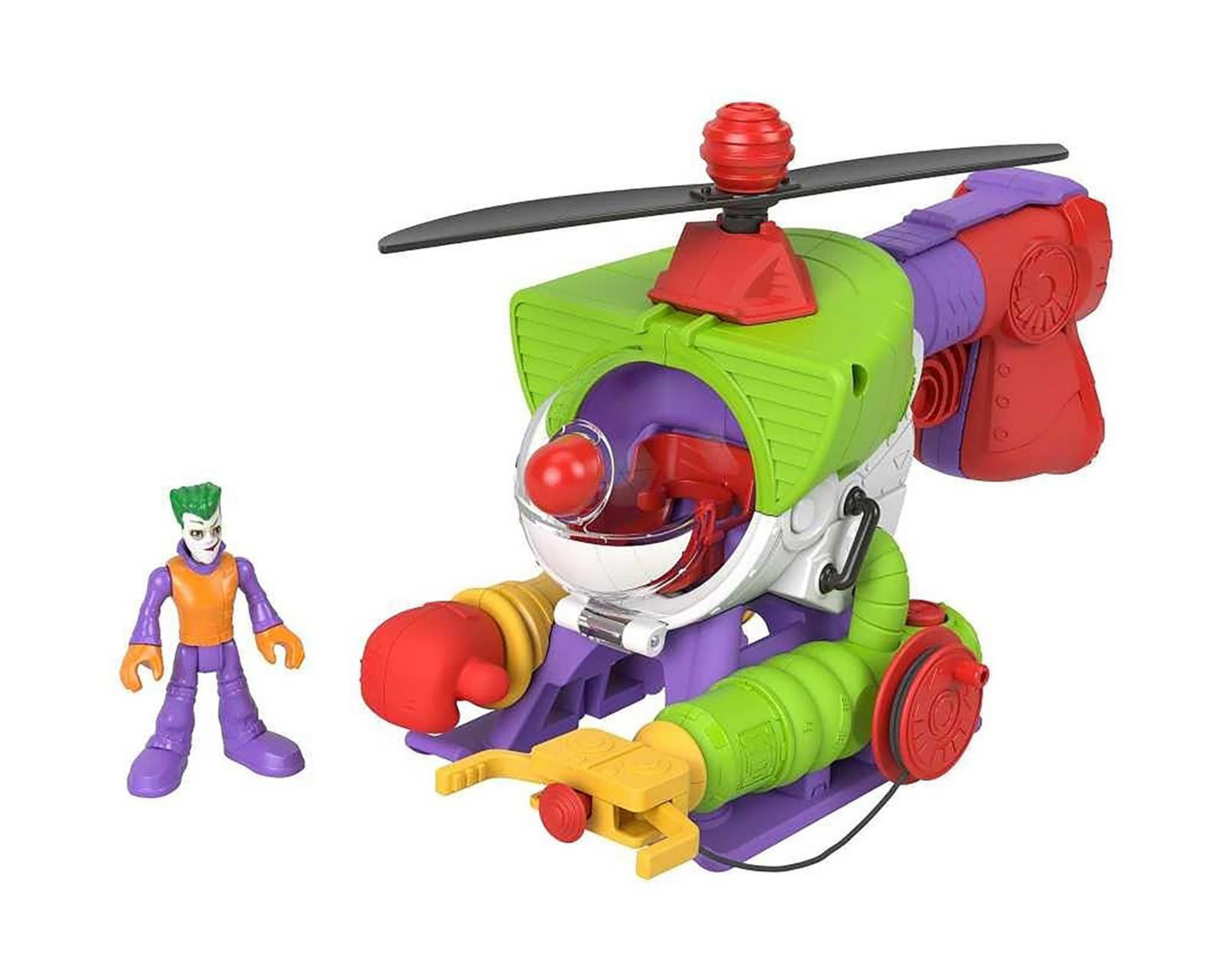 Foto 5 pulgar | Robocóptero del Joker Imaginext Fisher Price DC Super Friends