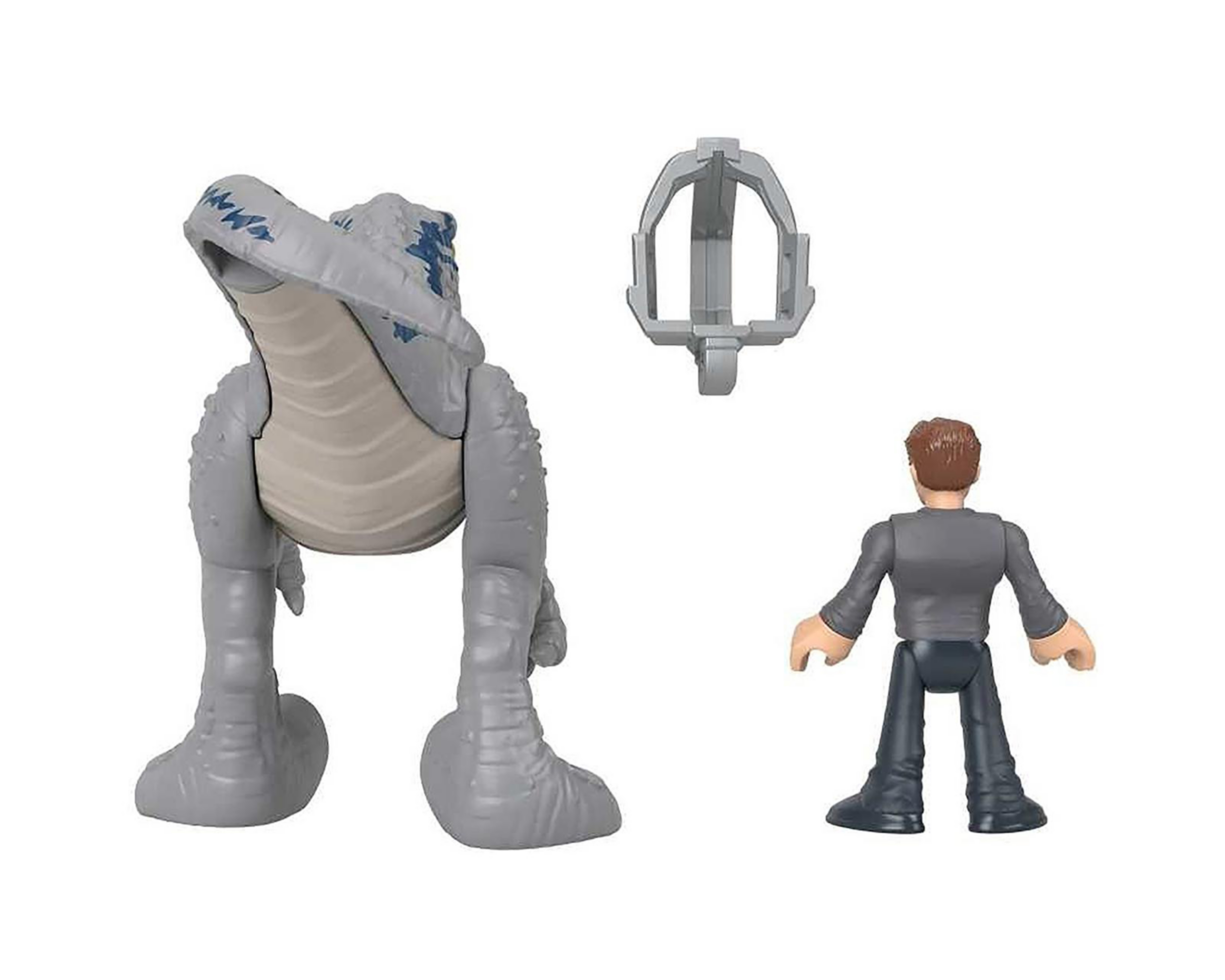 Foto 4 pulgar | Blue y Owen Imaginext Fisher Price Jurassic World