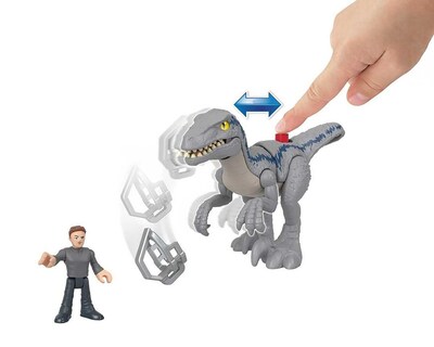Foto 4 | Blue y Owen Imaginext Fisher Price Jurassic World