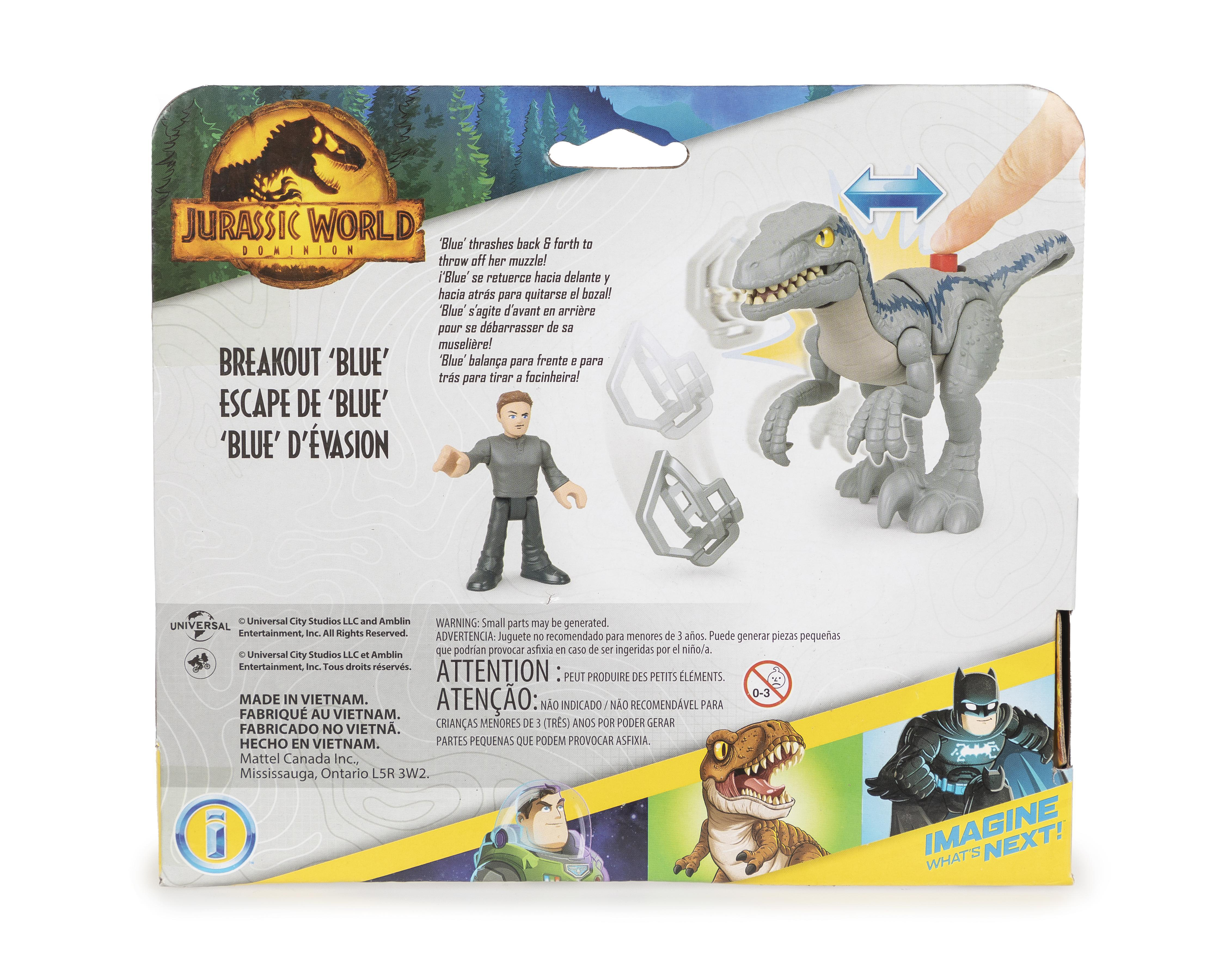 Foto 7 pulgar | Blue y Owen Imaginext Fisher Price Jurassic World