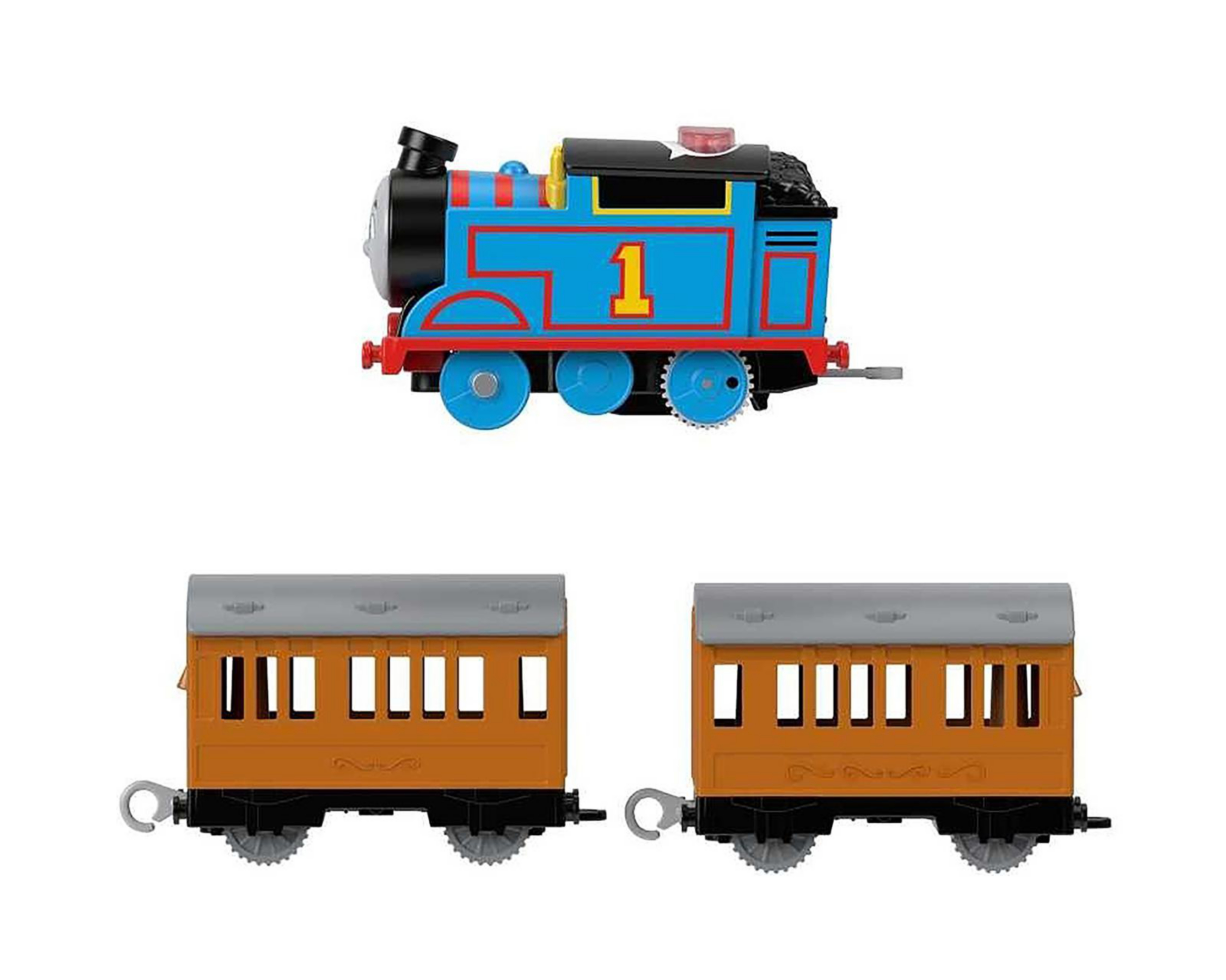 Foto 4 pulgar | Thomas Parlante con Annie y Clarabel Fisher Price Thomas & Friends