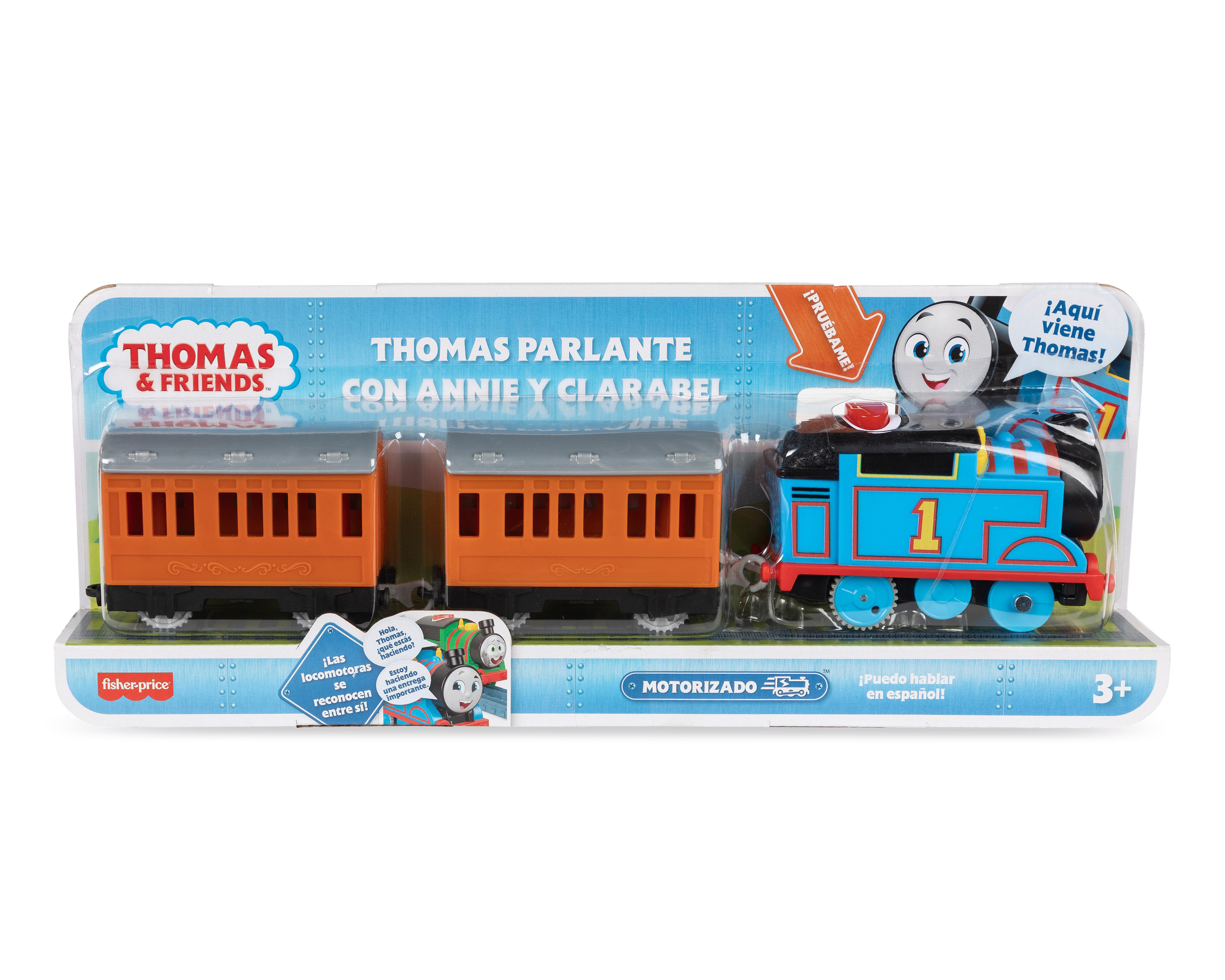 Foto 8 pulgar | Thomas Parlante con Annie y Clarabel Fisher Price Thomas & Friends