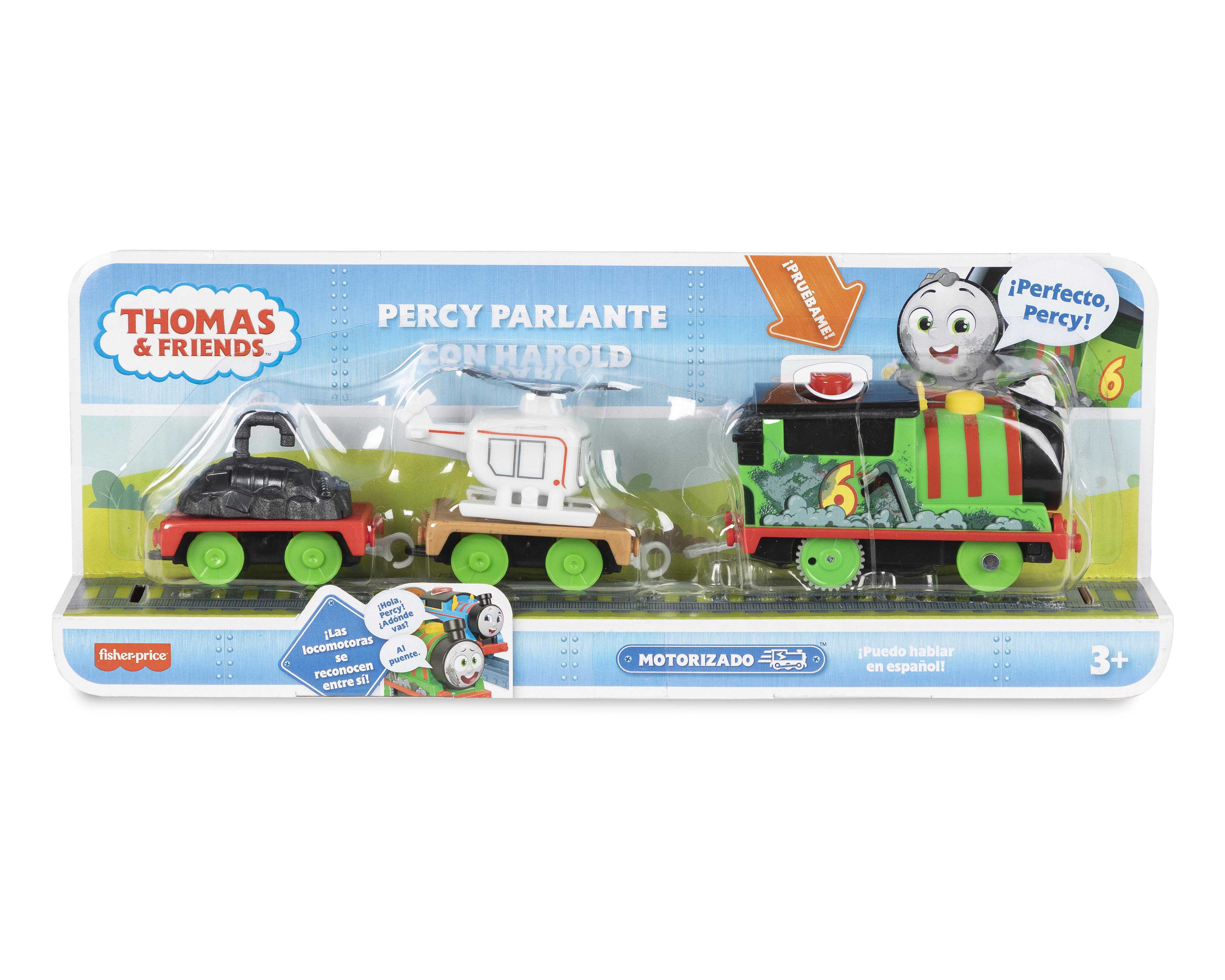 Foto 7 pulgar | Percy Parlante con Harold Fisher Price Thomas & Friends