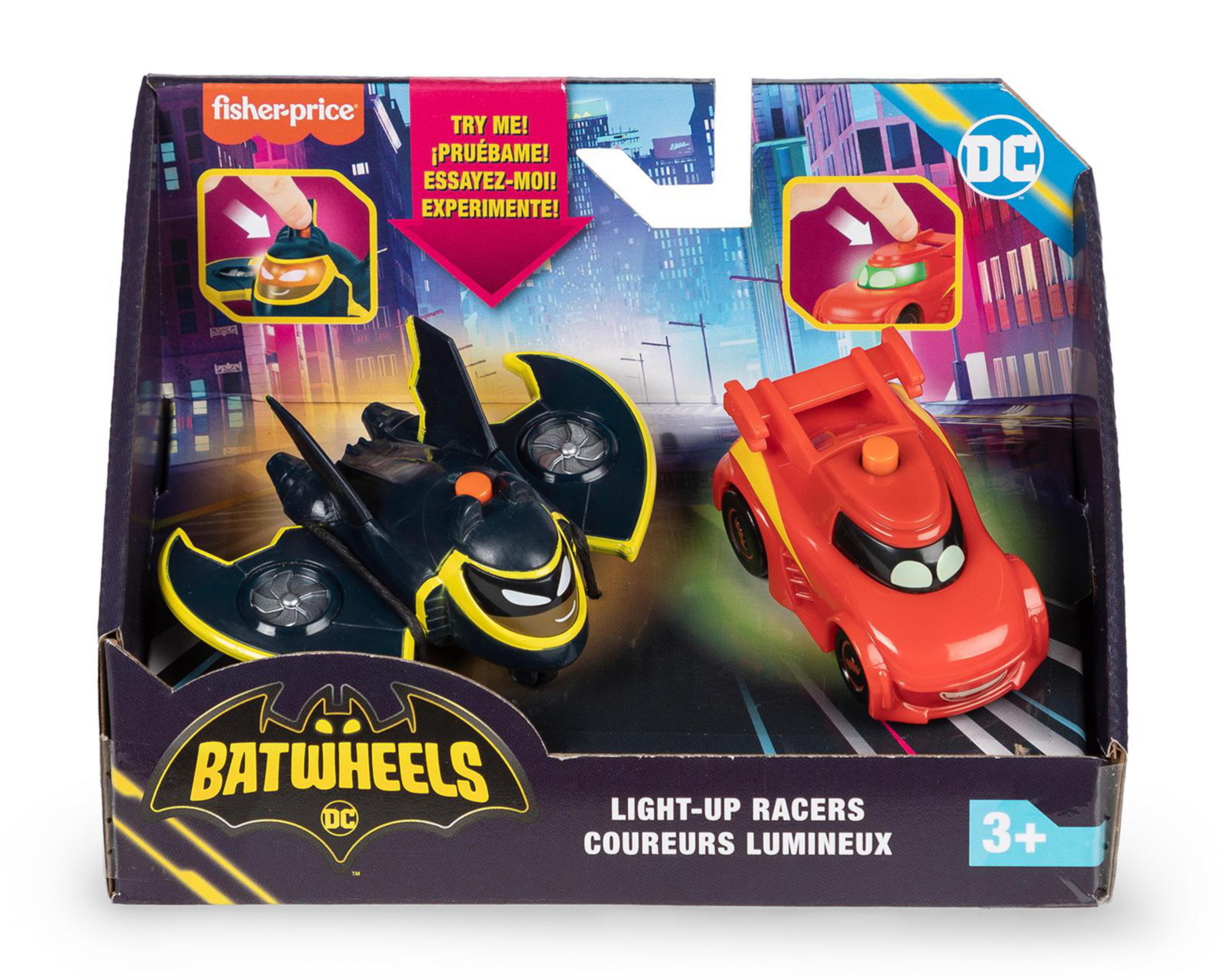 Foto 7 pulgar | Redbird y Batwing Fisher Price Batwheels con Luces