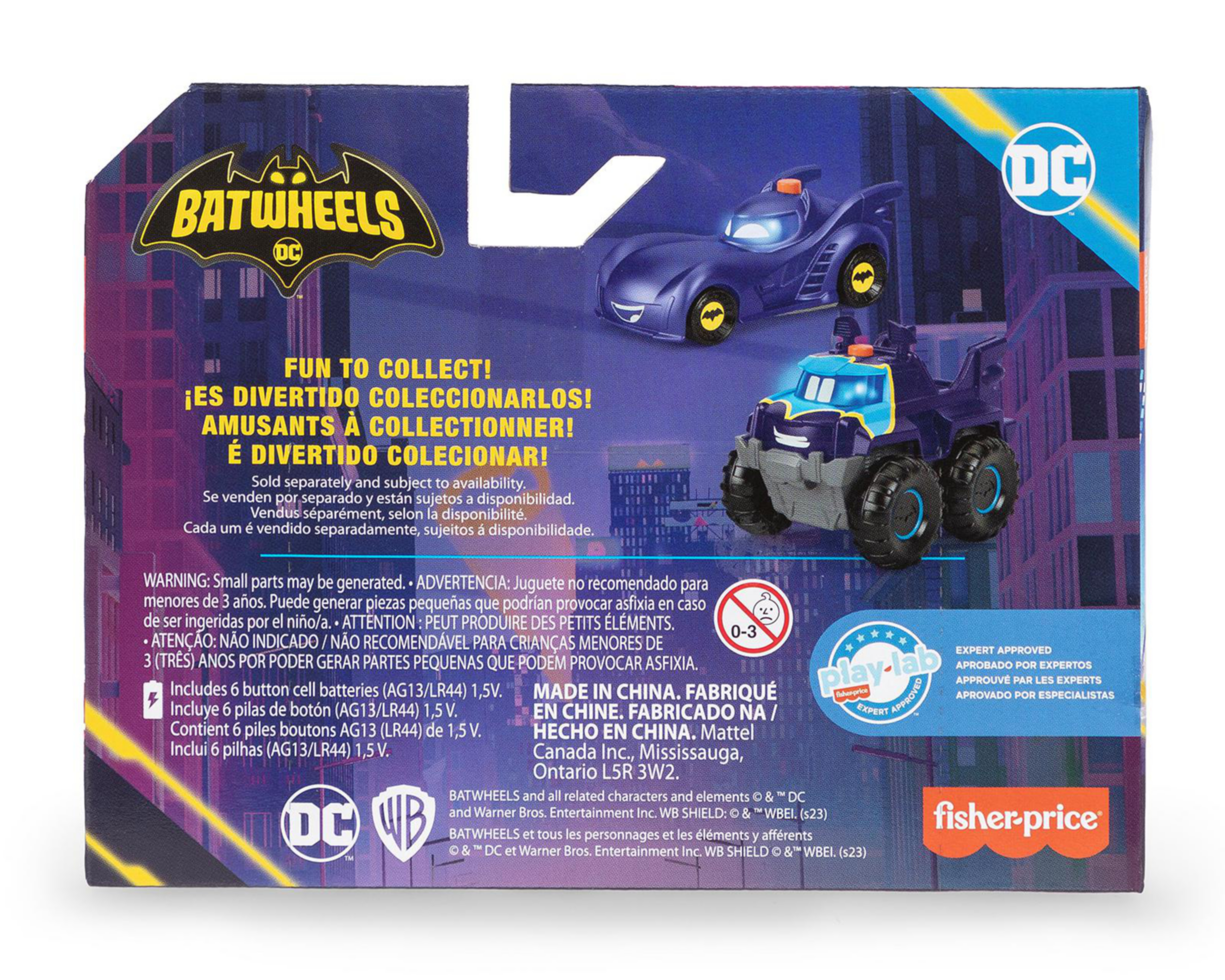 Foto 7 | Redbird y Batwing Fisher Price Batwheels con Luces