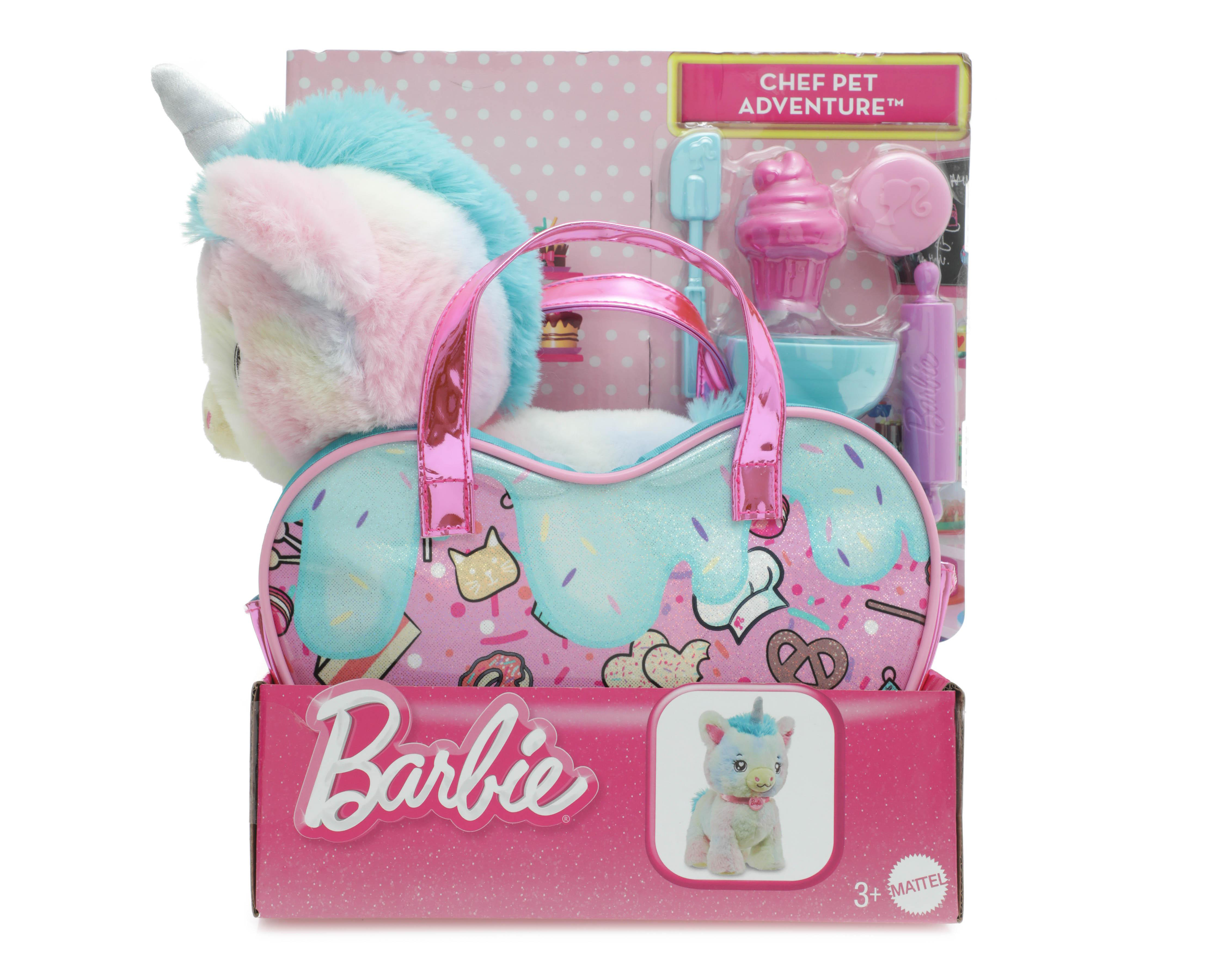 Foto 2 pulgar | Peluche Chef Pet Adventure Barbie Unicornio