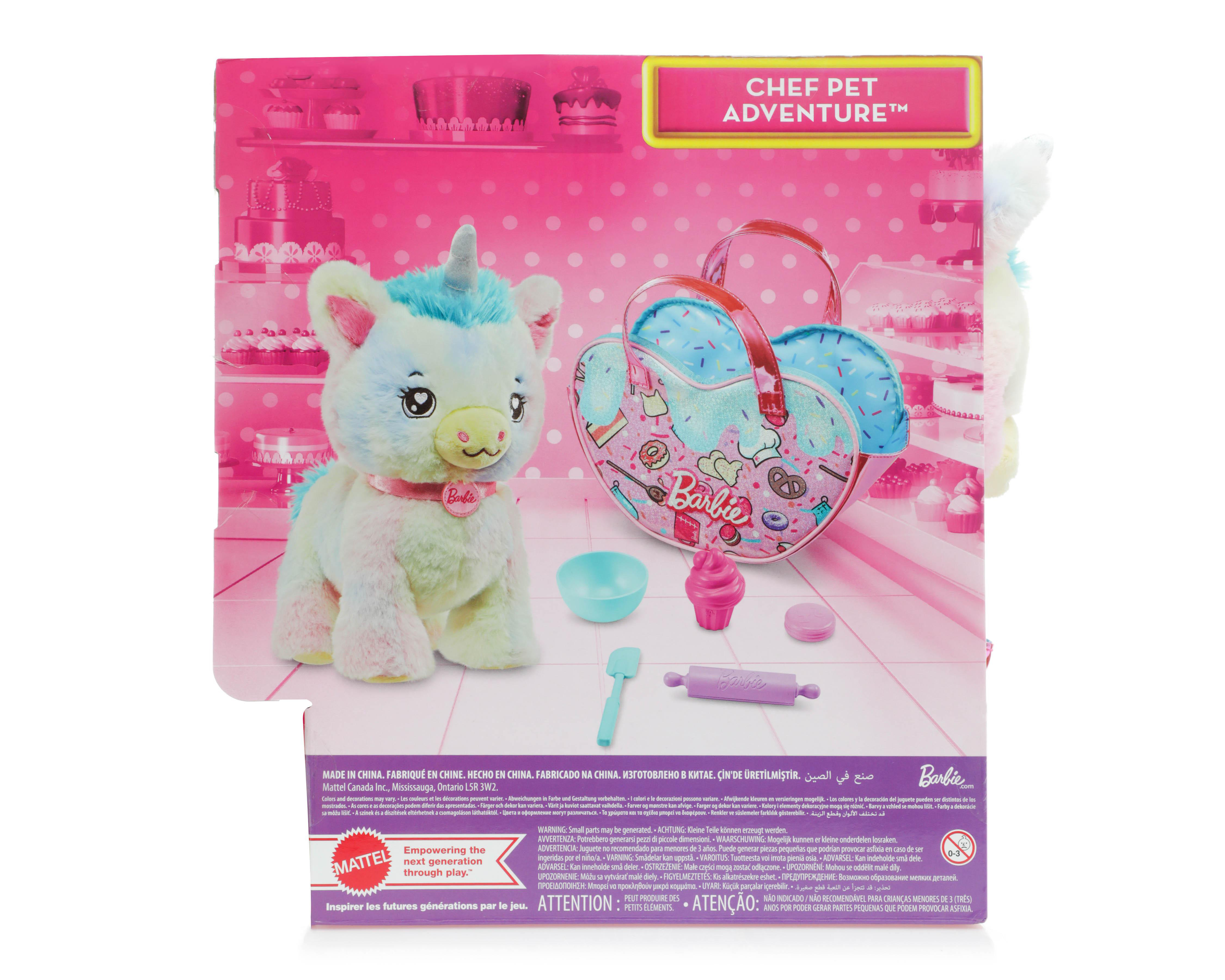 Foto 7 | Peluche Chef Pet Adventure Barbie Unicornio