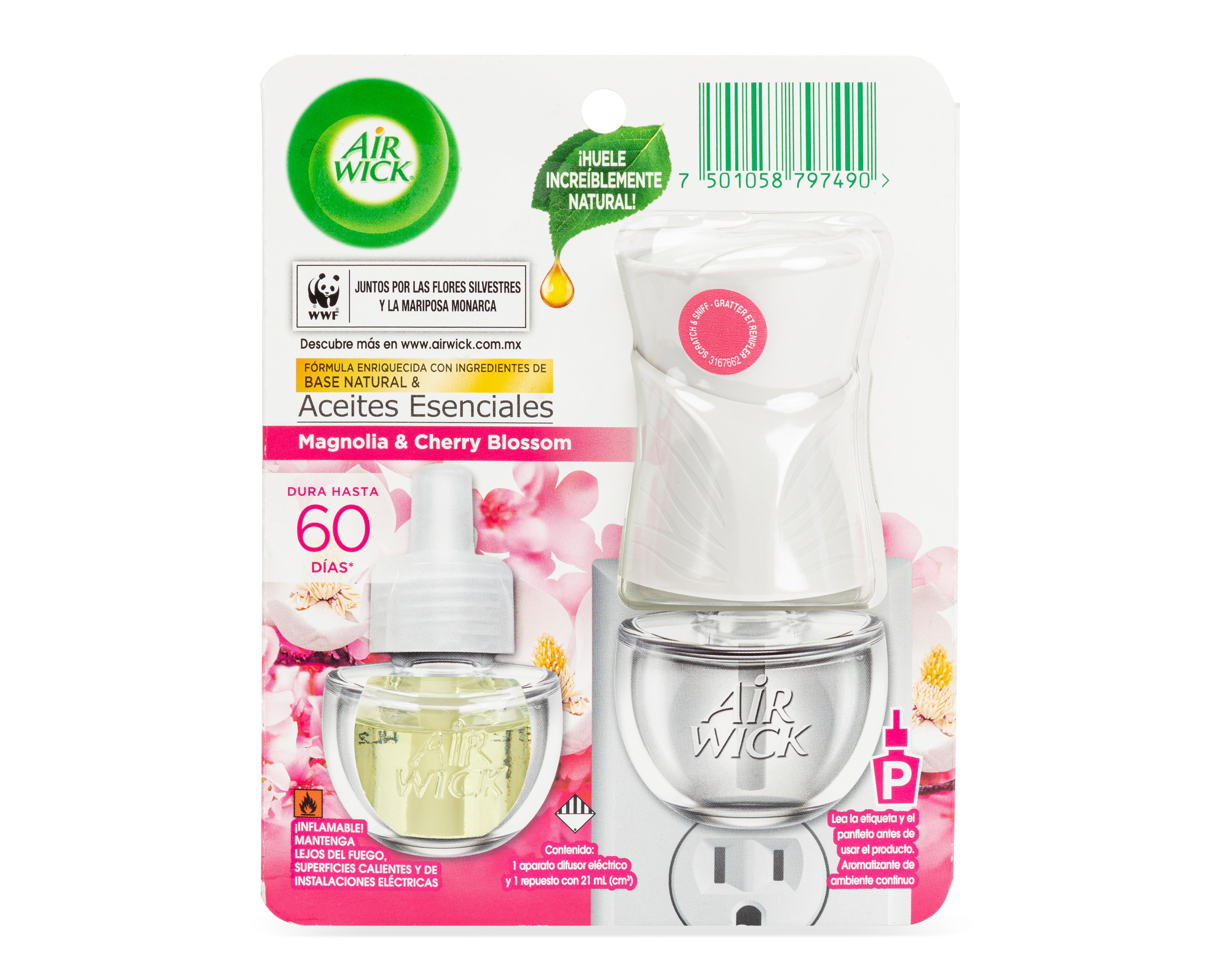 Foto 2 pulgar | Aromatizante Air Wick Aceites Esenciales Magnolia y Cherry Blossom