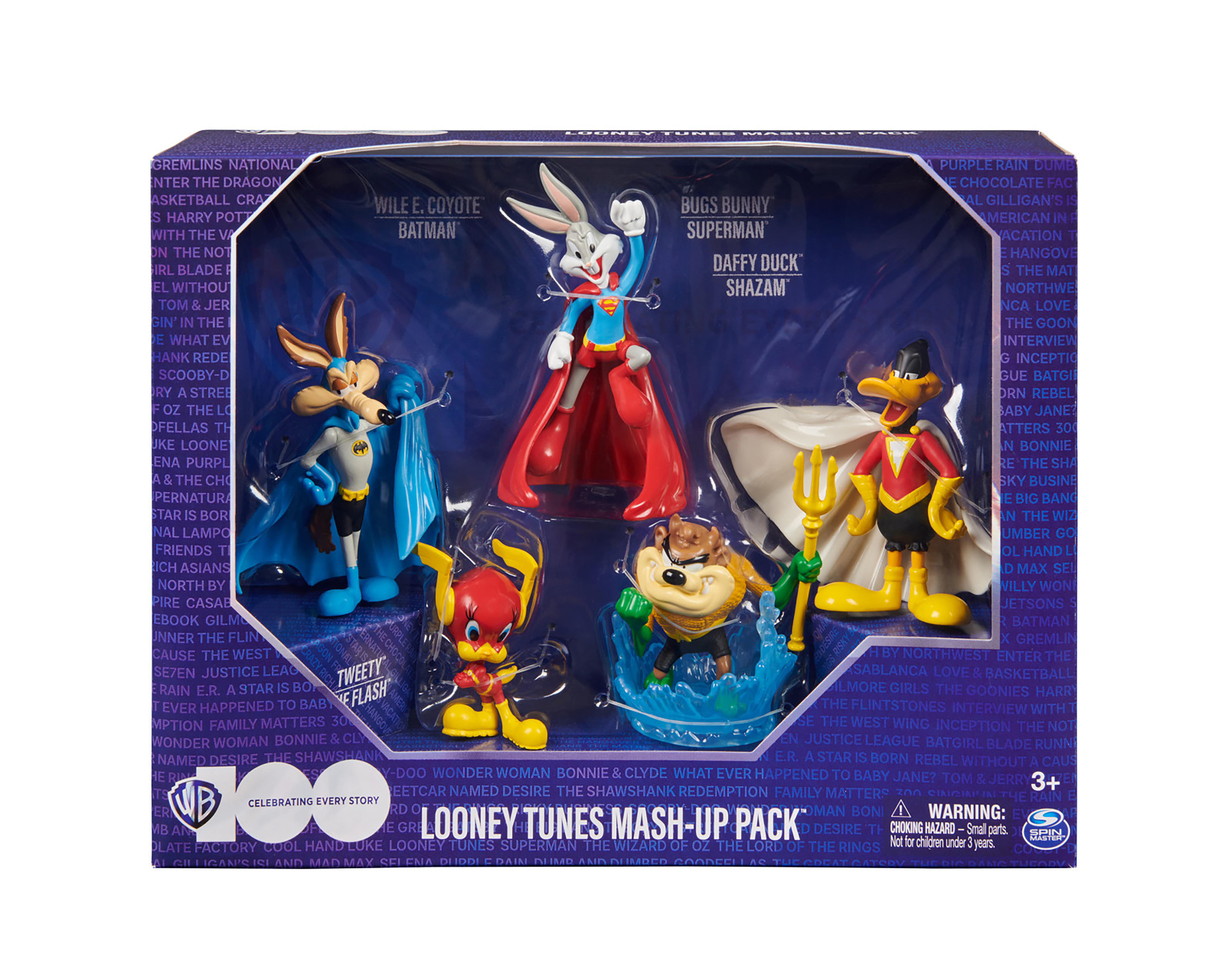 Figuras Looney Tunes Mash-Up Pack  DC Comics 5 Piezas