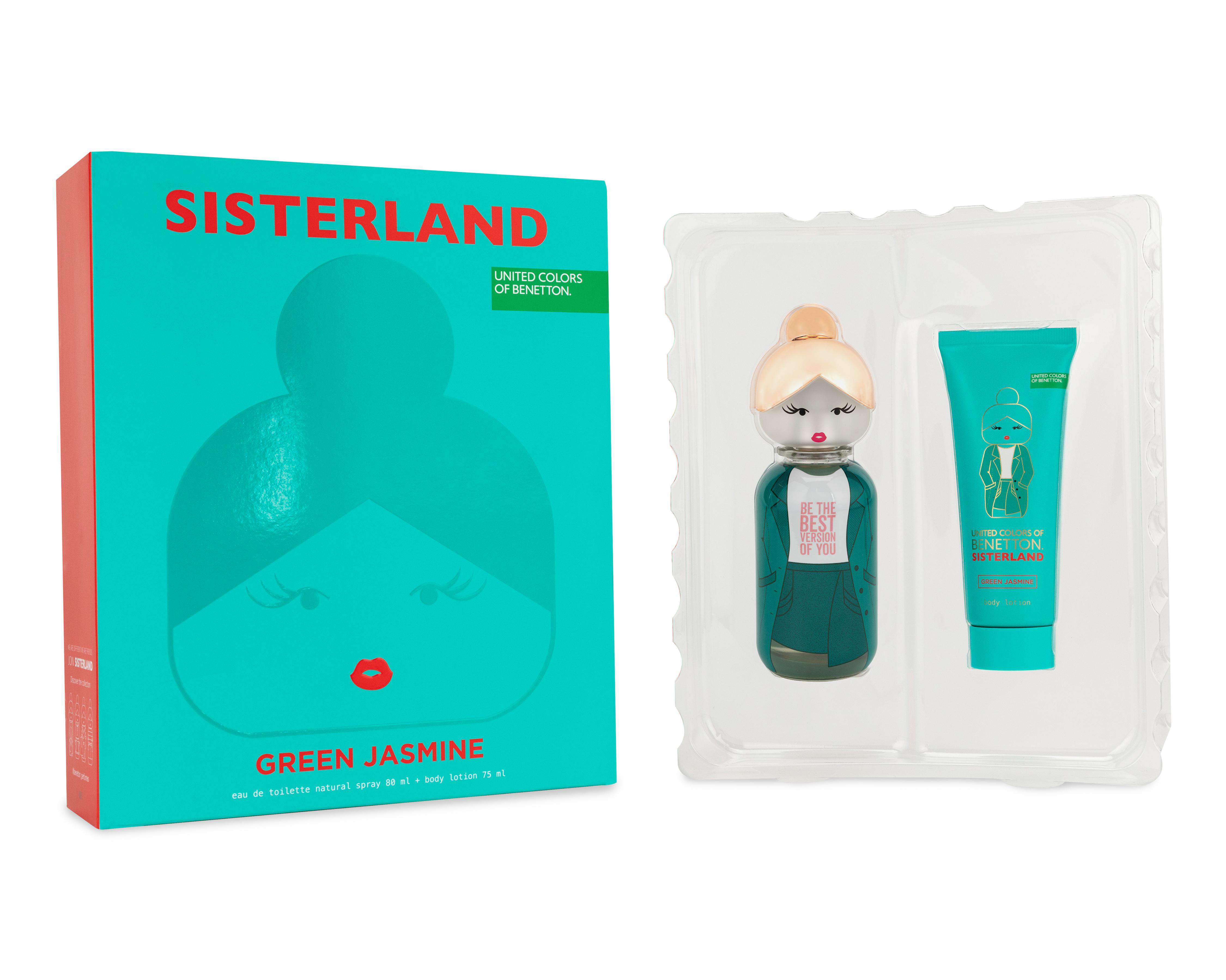 Foto 5 pulgar | Estuche para Mujer United Colors of Benetton Sisterland Green Jasmine 2 Piezas