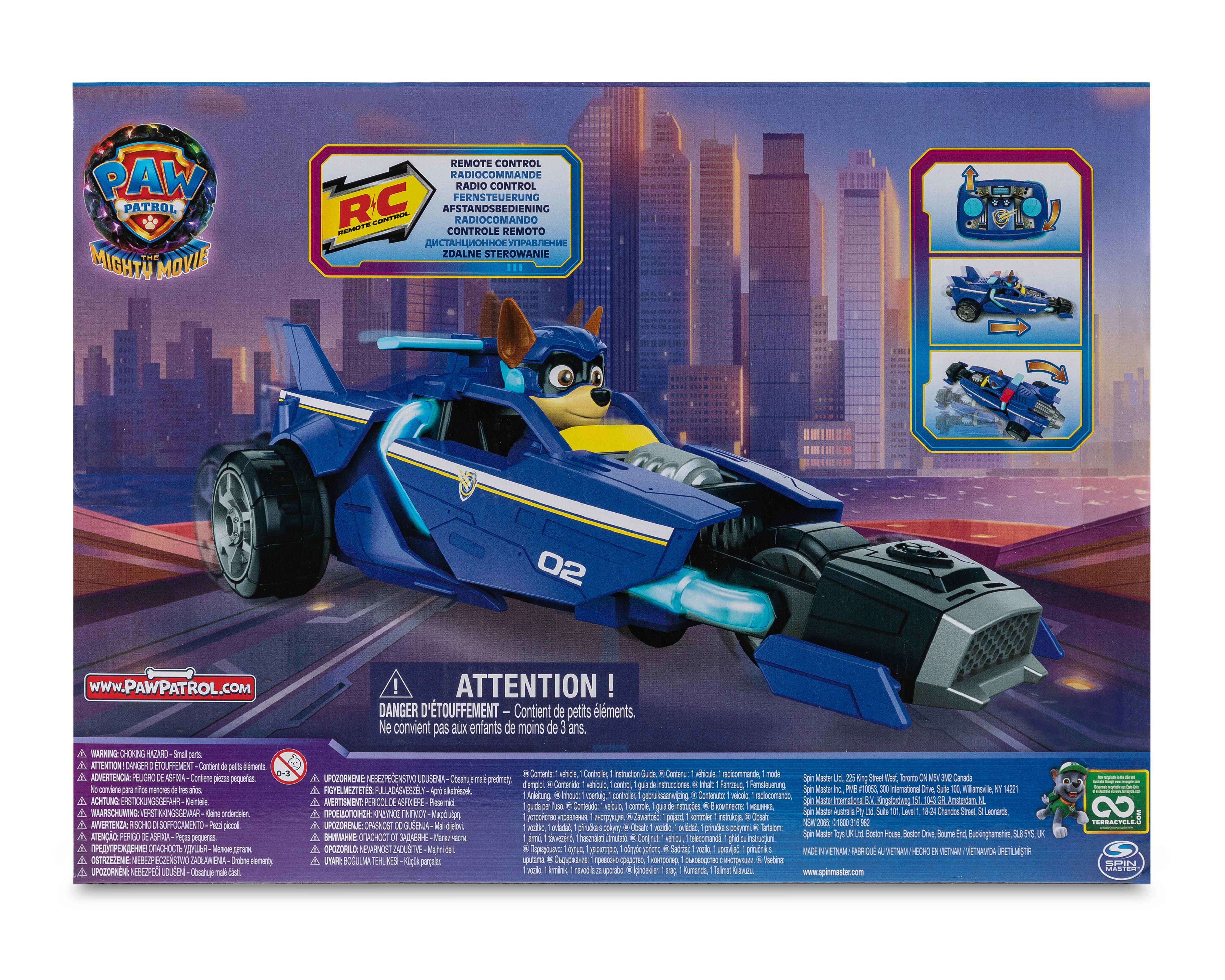 Foto 2 | Carro a Control Remoto Paw Patrol Chase RC Mighty Cruiser