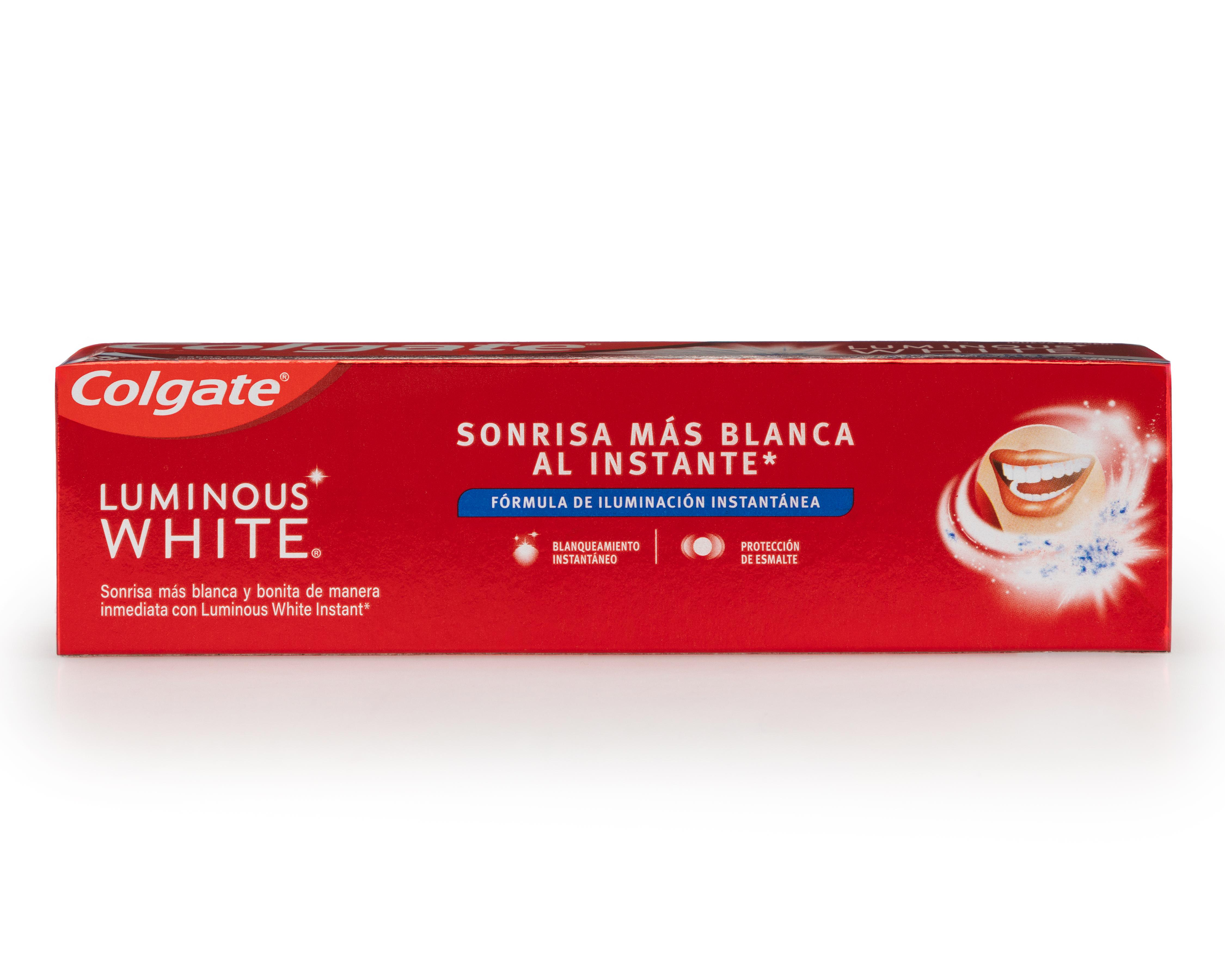 Foto 3 pulgar | Pasta Dental Colgate Luminous White Instant 66 ml