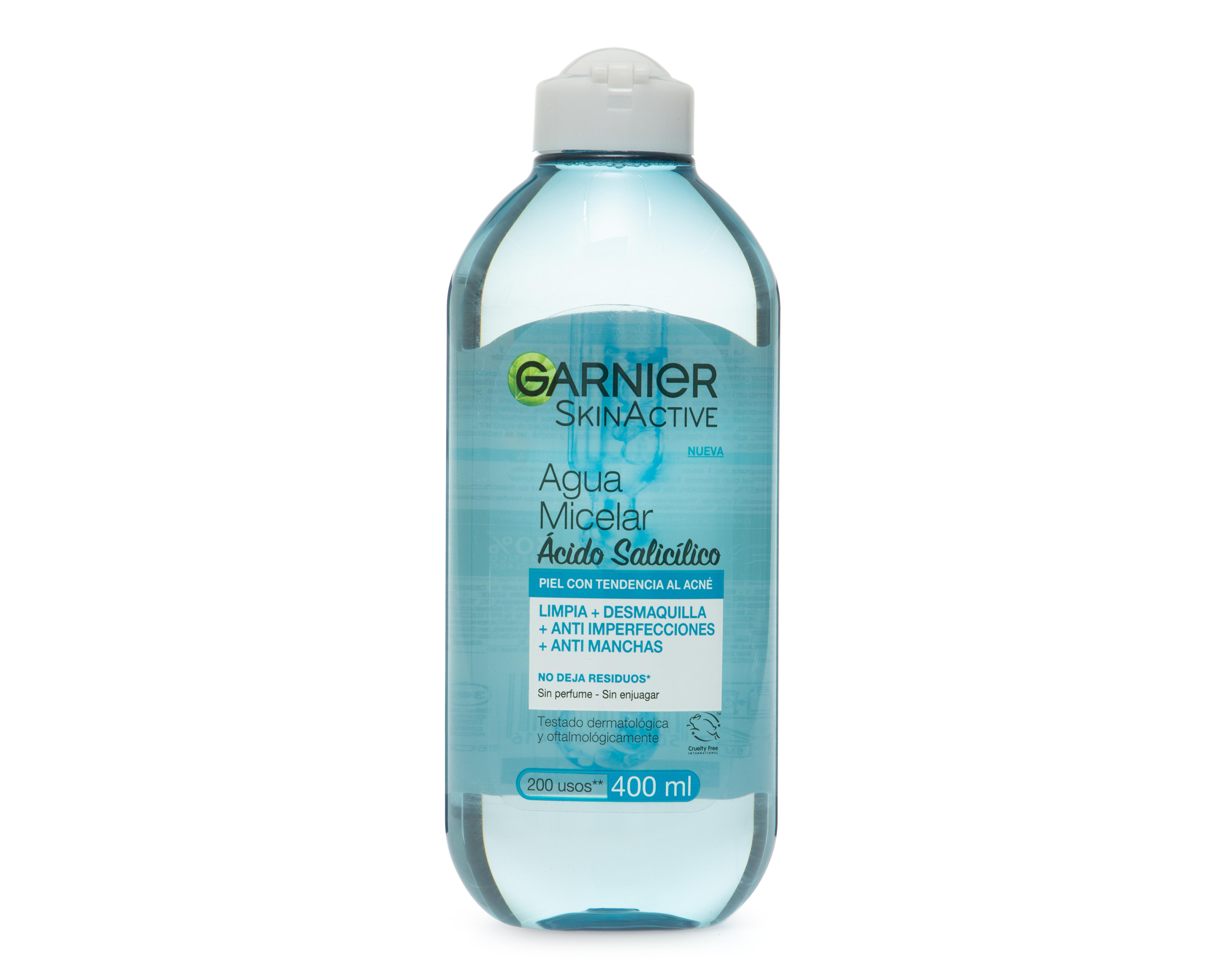Agua Micelar Garnier Express Aclara Anti Imperfecciones con Ácido Salicílico $179