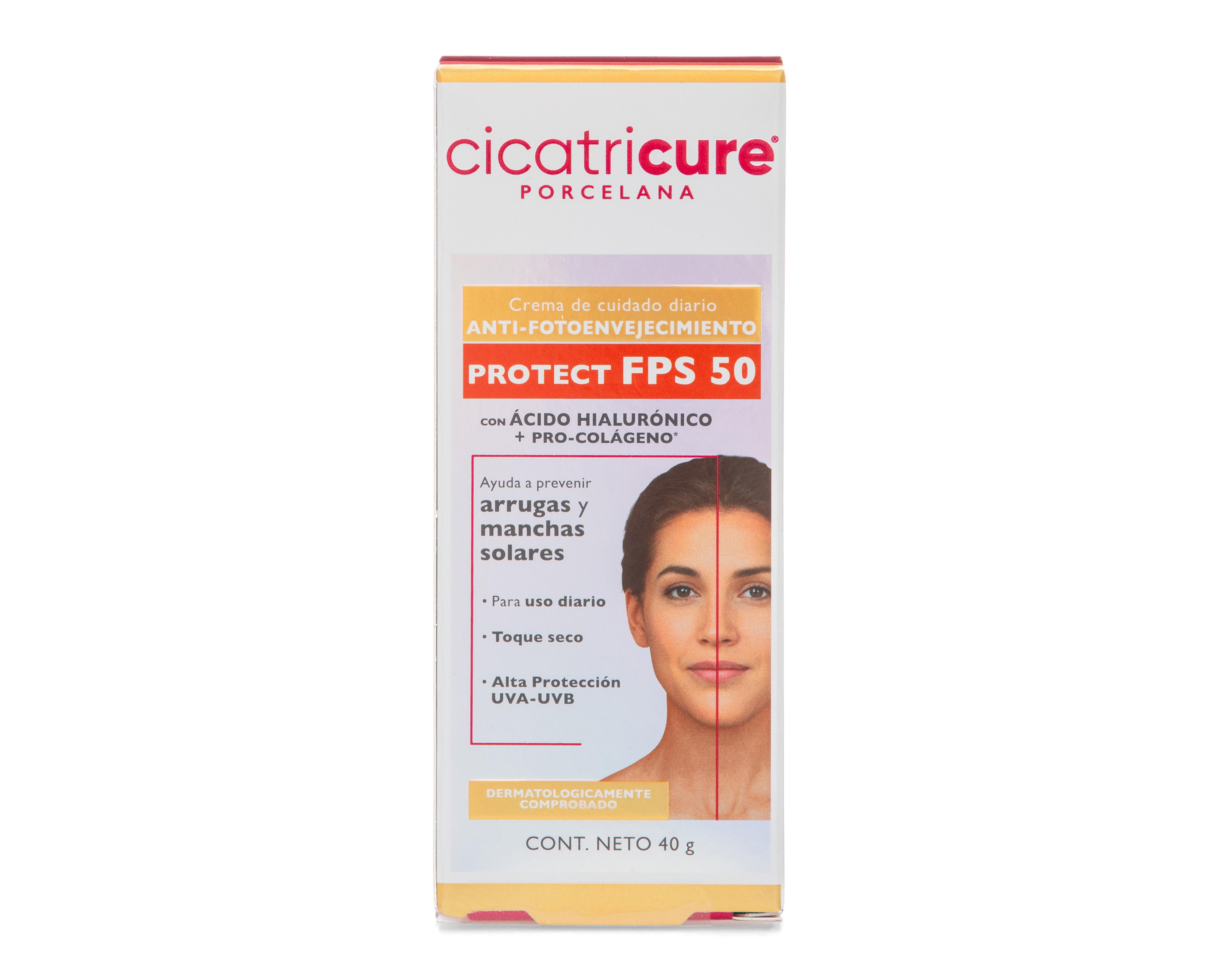 Foto 4 | Protector Solar Cicatricure Porcelana con Ácido Hialurónico FPS 50+ 40 g